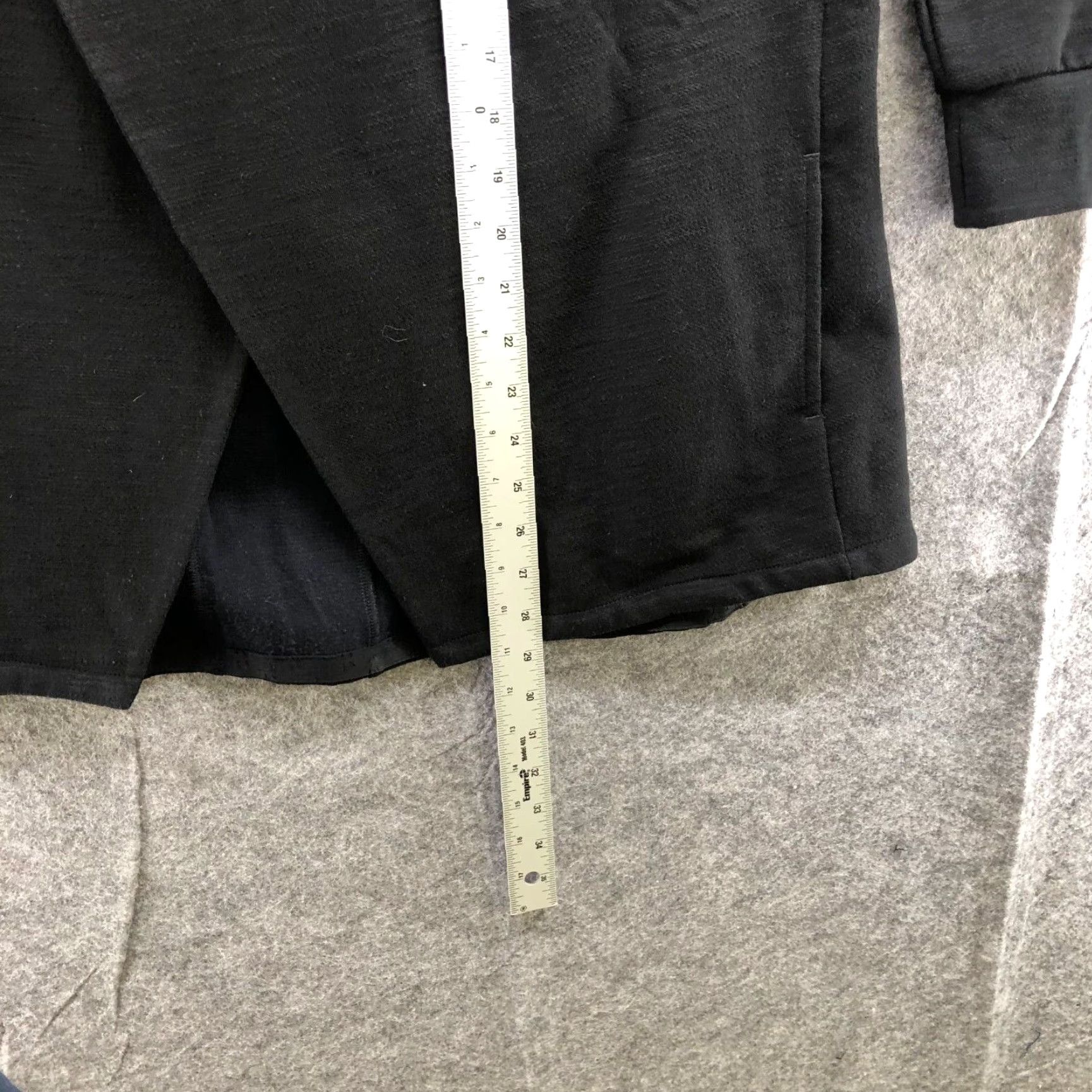 Vintage Deharo Labs Women's Moto Zip Fleece Jacket Black Large Size L / US 10 / IT 46 - 7 Thumbnail