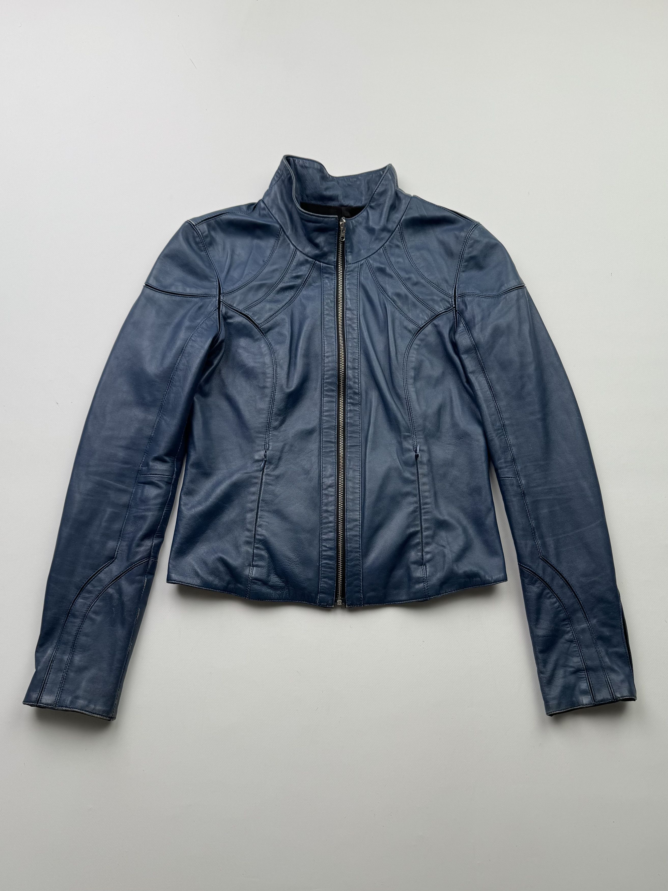 Japanese Brand Vintage Cropped Leather Jacket B776(V149)E2 Size S / US 4 / IT 40 - 1 Thumbnail
