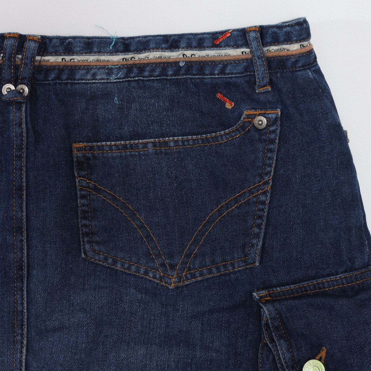 Dolce & Gabbana Dolce Gabbana Denim Jeans Mini Skirt Pocket y2k Size 28" / US 6 / IT 42 - 12 Thumbnail