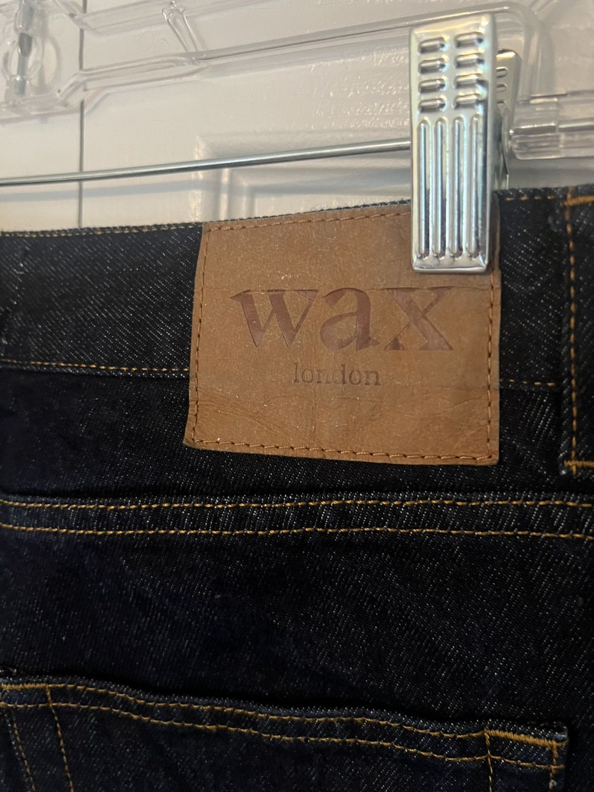 Wax London Wax London Designer Selvage Denim Jeans Size US 32 / EU 48 - 3 Thumbnail