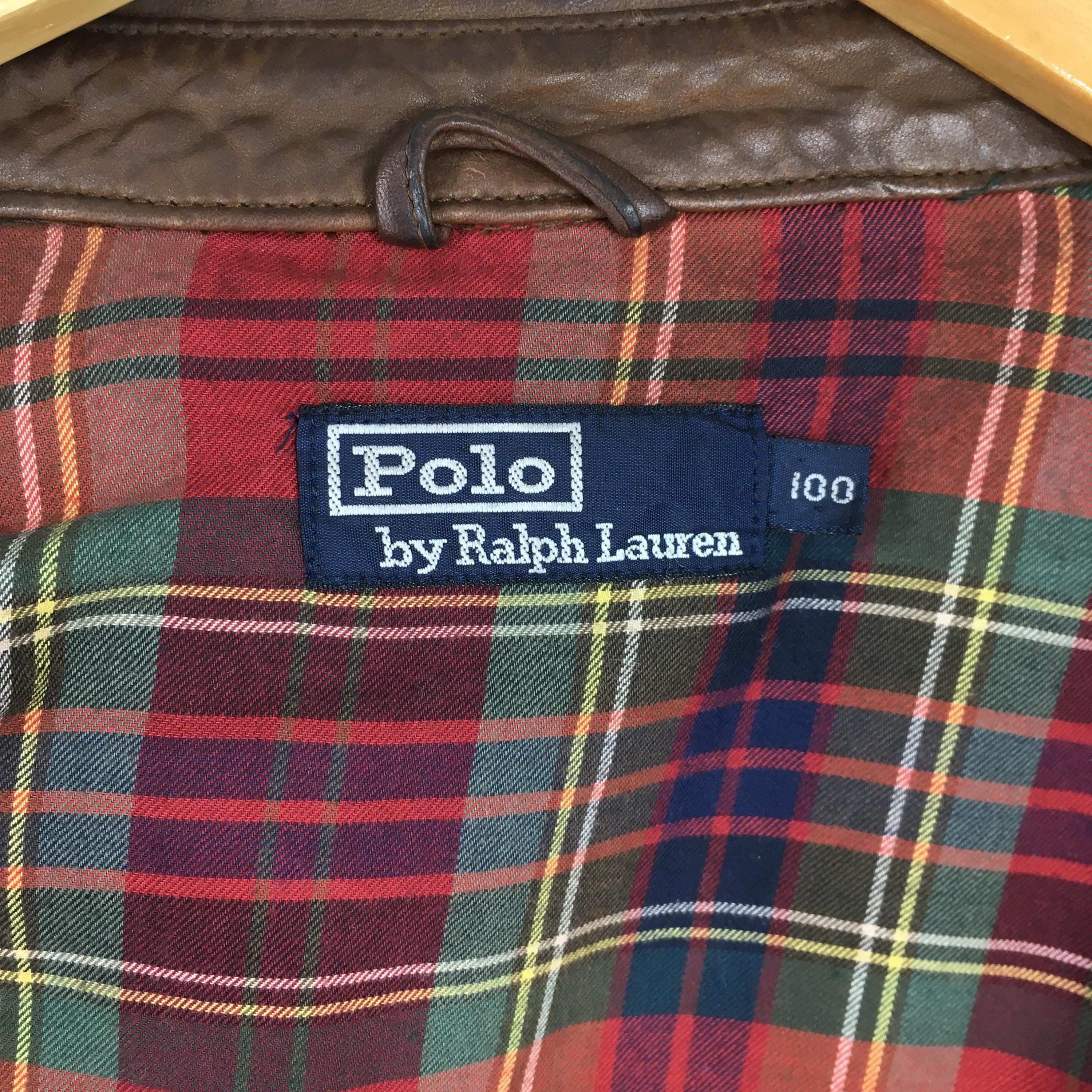 Polo Ralph Lauren Vintage Polo Ralph Lauren Leather Jacket Large Size US L / EU 52-54 / 3 - 6 Thumbnail