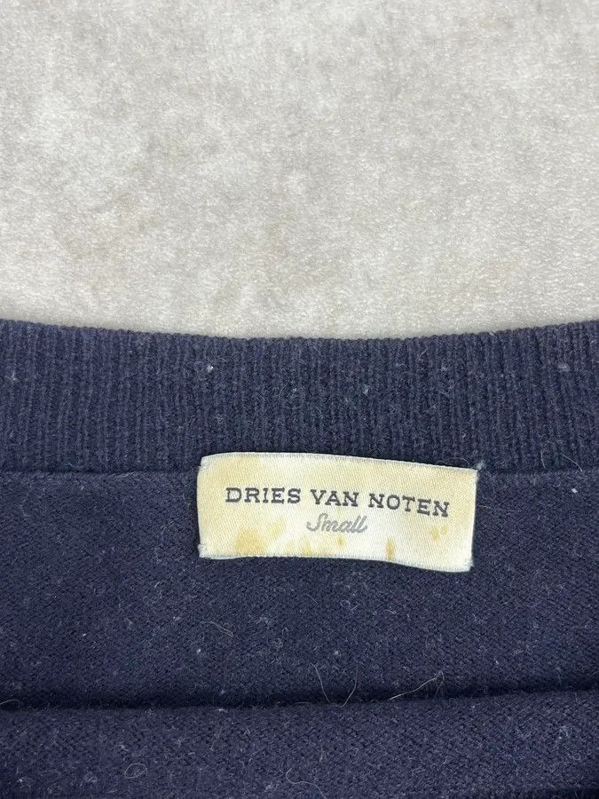 Dries Van Noten Dries Van Noten Navy & White Striped Sweater Size S / US 4 / IT 40 - 8 Thumbnail