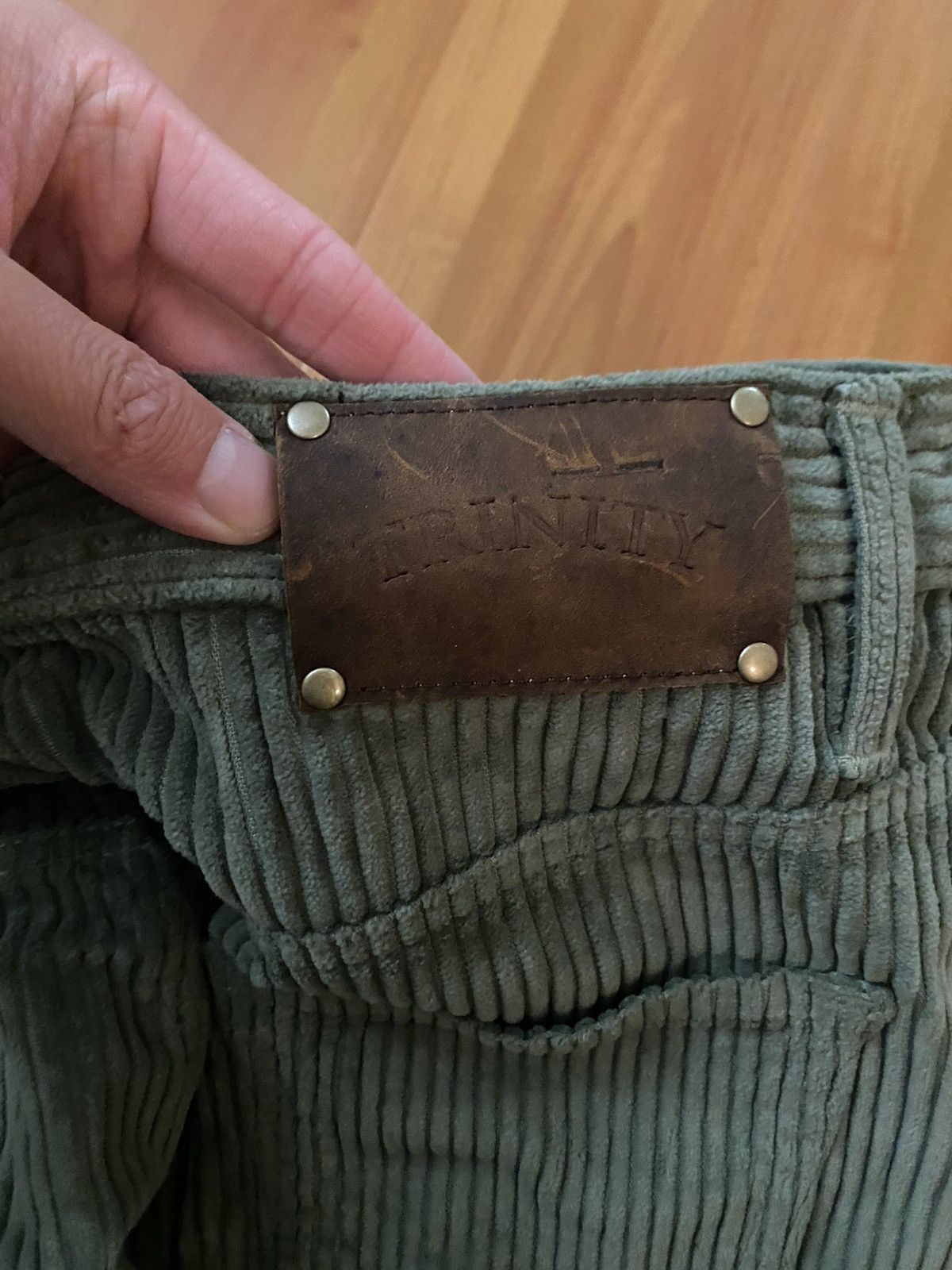 Trinity The Label Trinity Green Olive Corduroy Pants Size US 32 / EU 48 - 3 Thumbnail