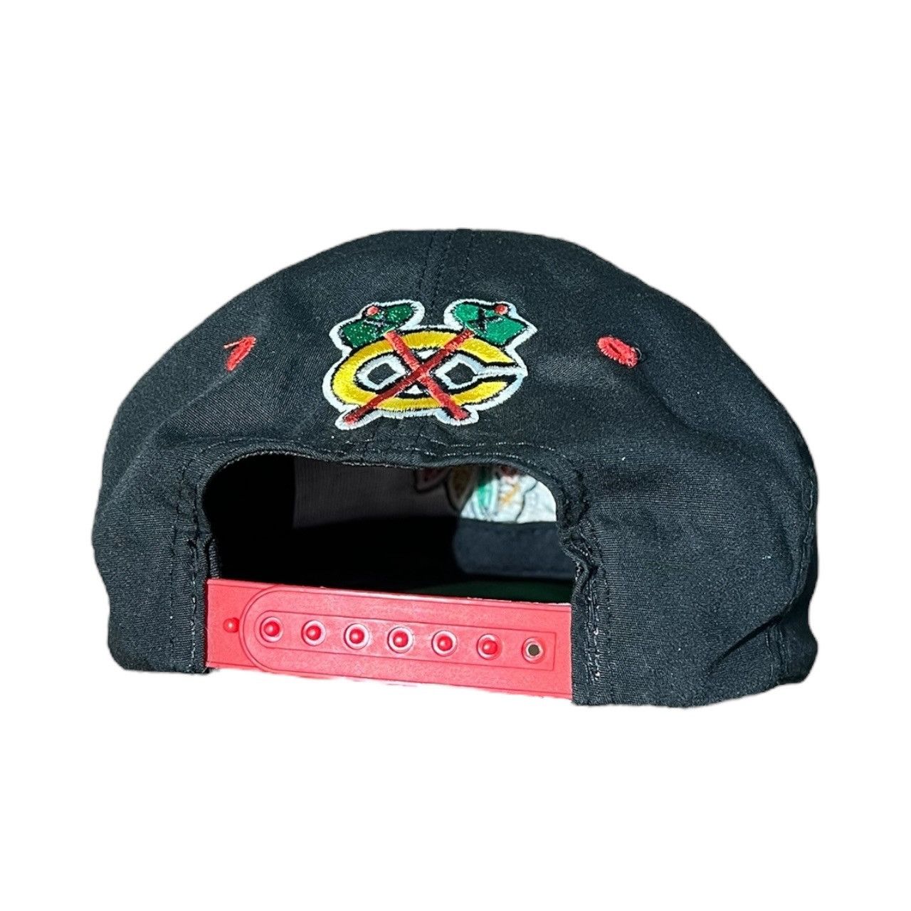 Vintage Vintage 90s Chicago Blackhawks NHL Snapback Hat Size ONE SIZE - 6 Thumbnail