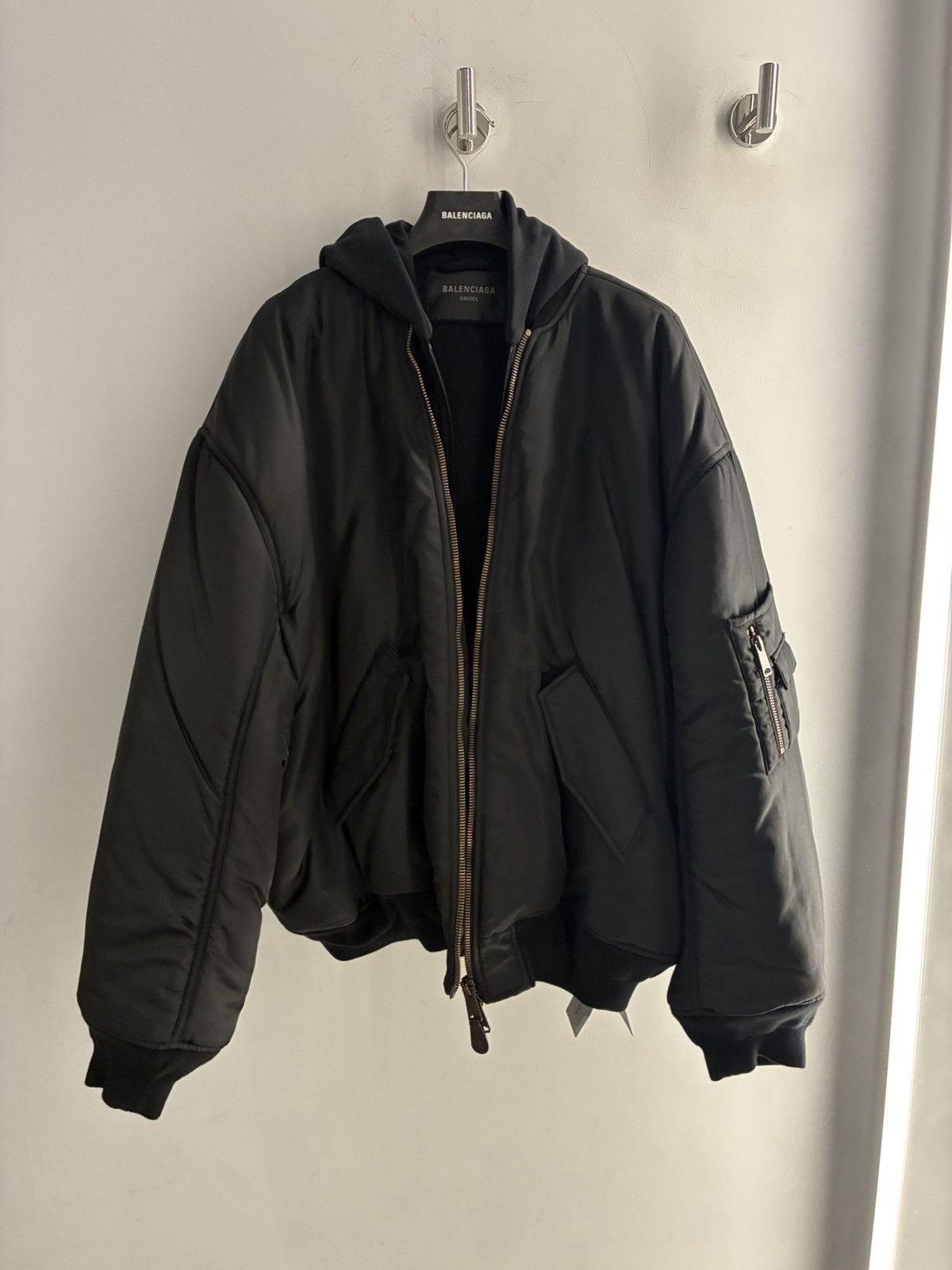 BALENCIAGA Paris Oversized All In Bomber