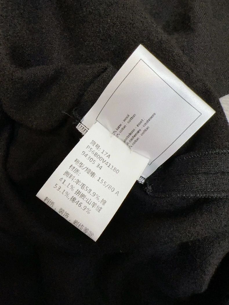 Chanel Chanel Black V-neck flower embroidery short sleeves Size XXS / US 00 / IT 34 - 7 Thumbnail