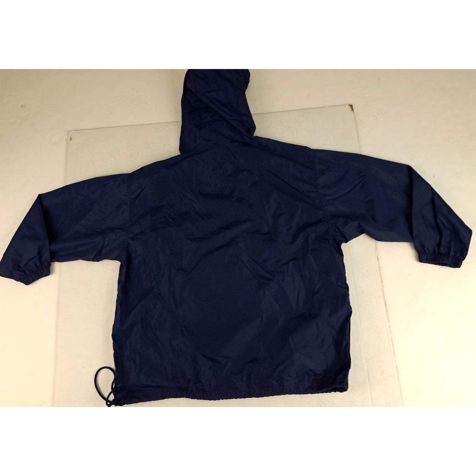 Gap VINTAGE Gap Hooded Windbreaker Nylon Blue Pouch Pocket 90s Jacket Medium/Large Unisex Adults Mens Womens Size US L / EU 52-54 / 3 - 7 Thumbnail