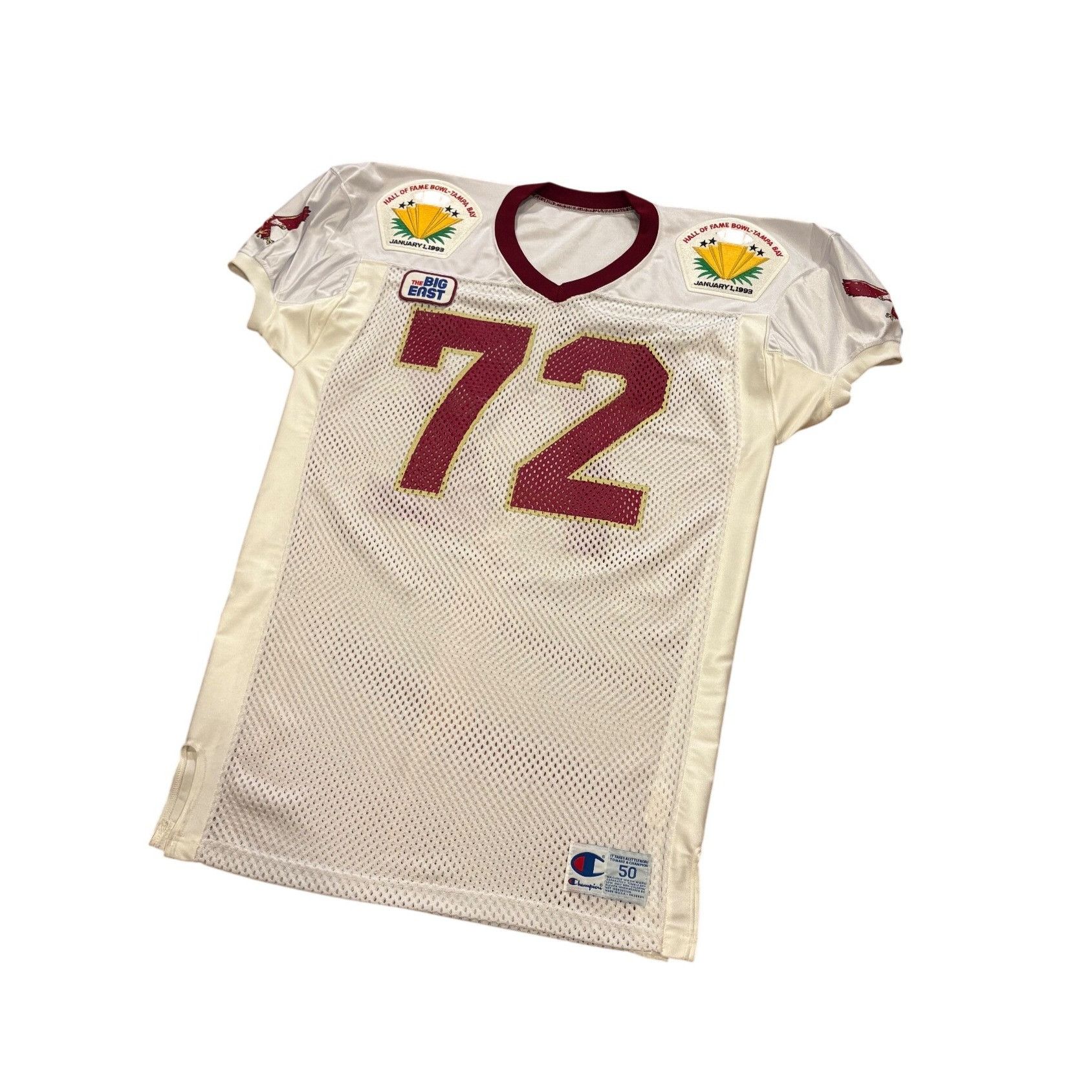 Champion Vintage Champion Boston College #72 1993 Hall of Fame Bowl T Size US XXL / EU 58 / 5 - 4 Thumbnail