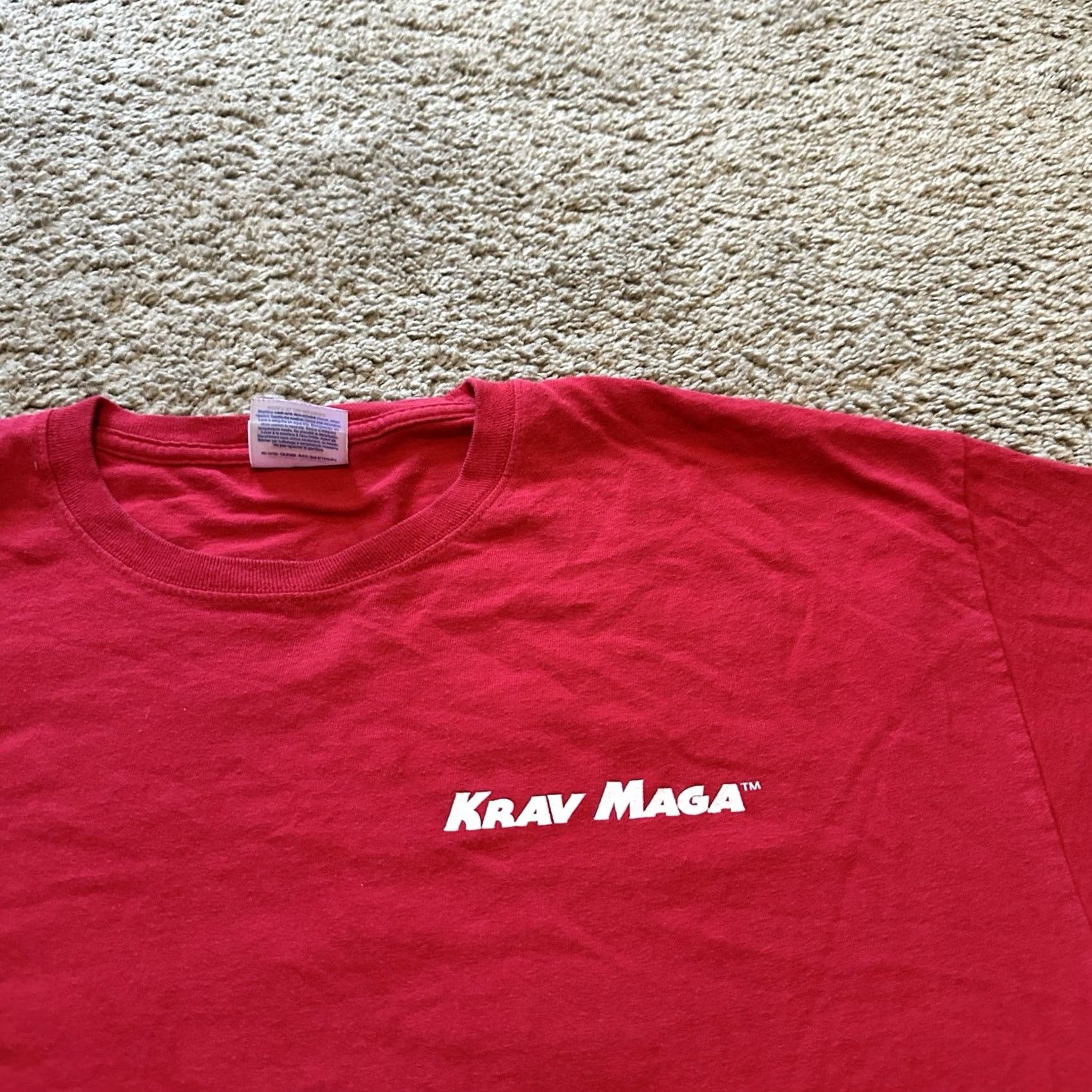 Hanes VINTAGE Krav Maga Shirt Hanes GTX? Size US XL / EU 56 / 4 - 2 Thumbnail