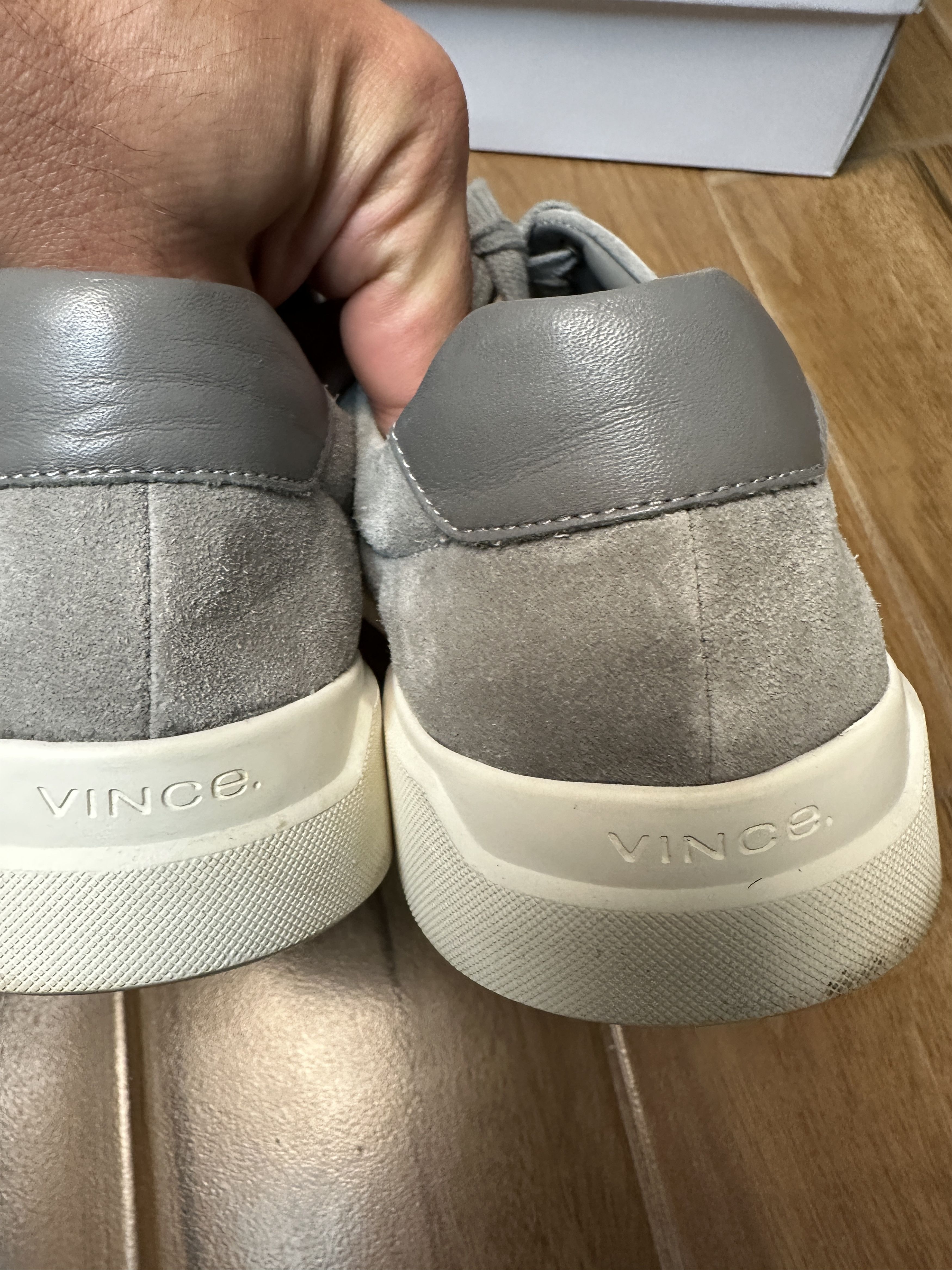 Vince VINCE Brady-B Men's Suede Gray (Smoke SU) Sneakers Size 9 Size US 9 / EU 42 - 4 Thumbnail