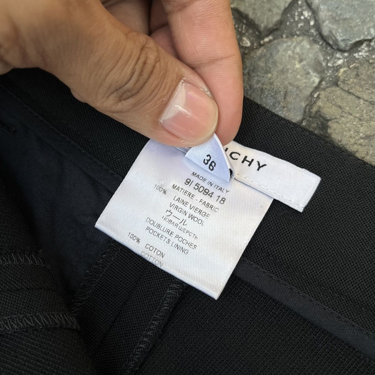 Givenchy Givenchy FW2009 Asymmetric Overlay Tailored Trousers Size 26" / US 2 / IT 38 - 12 Thumbnail