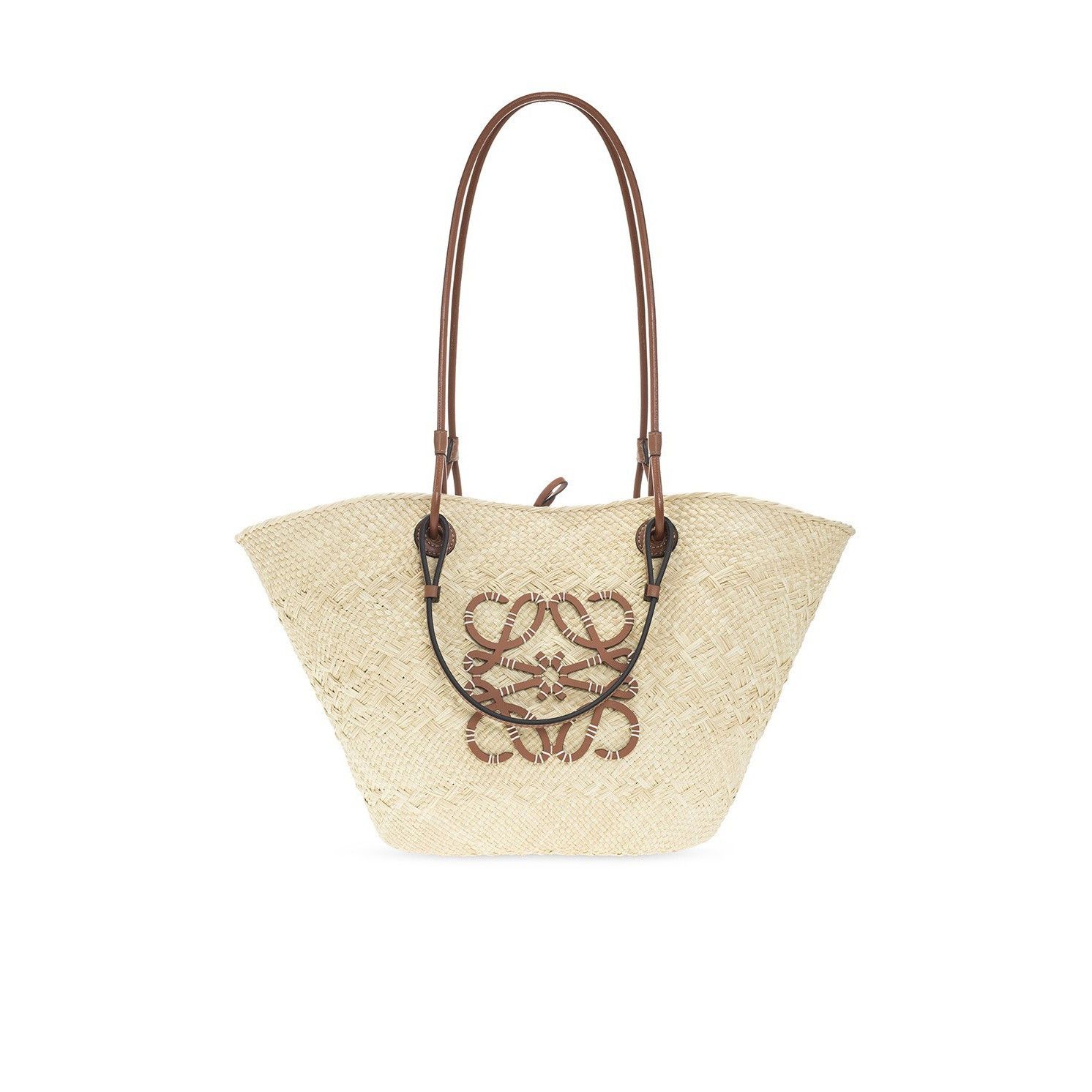 Loewe LOEWE $1250 Natural/Tan Medium Raffia Tote Bag New & Authent Size ONE SIZE - 1 Thumbnail