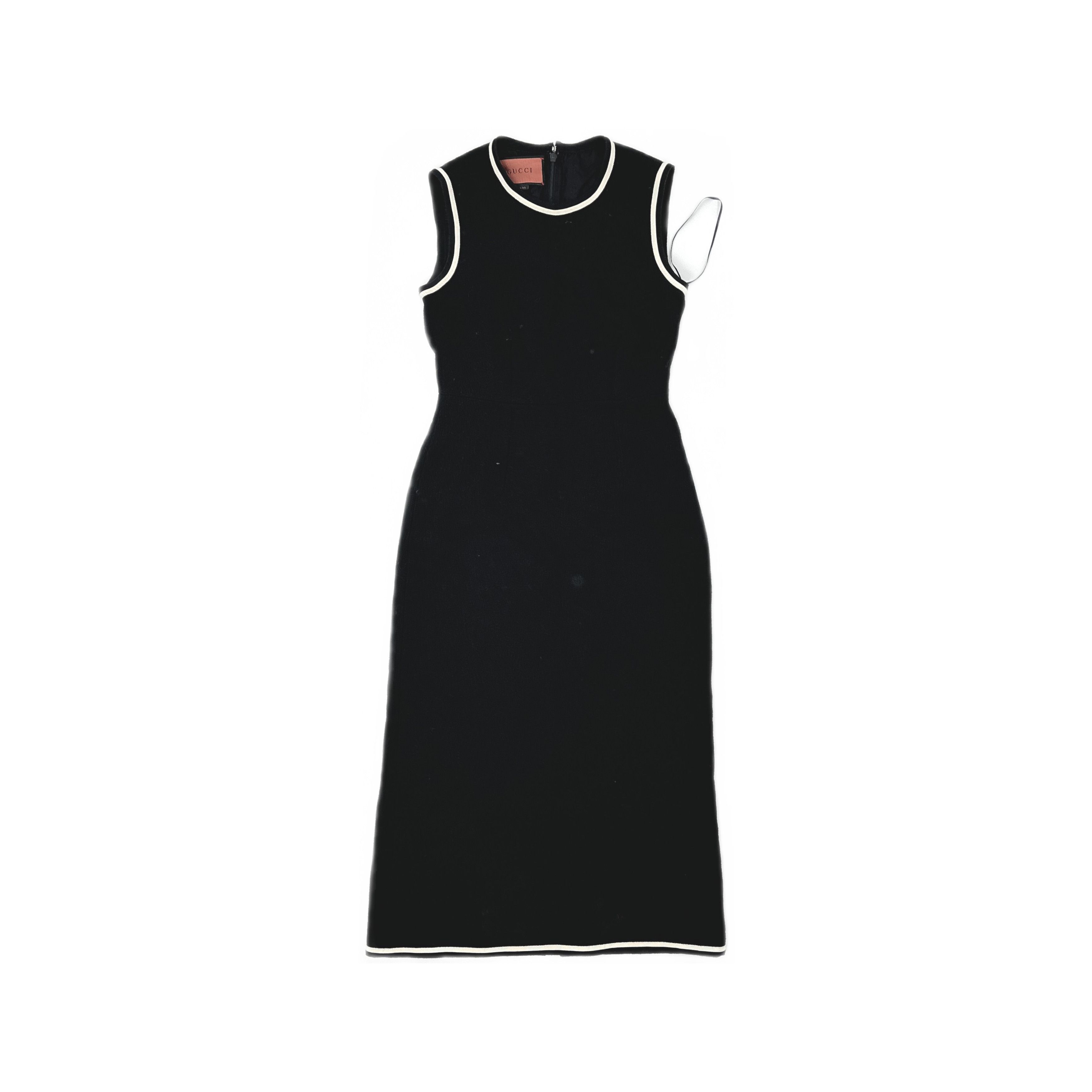 Gucci Gucci Contrast Trim Sleeveless Midi Dress IT 34 Size XXS / US 00 / IT 34 - 1 Thumbnail