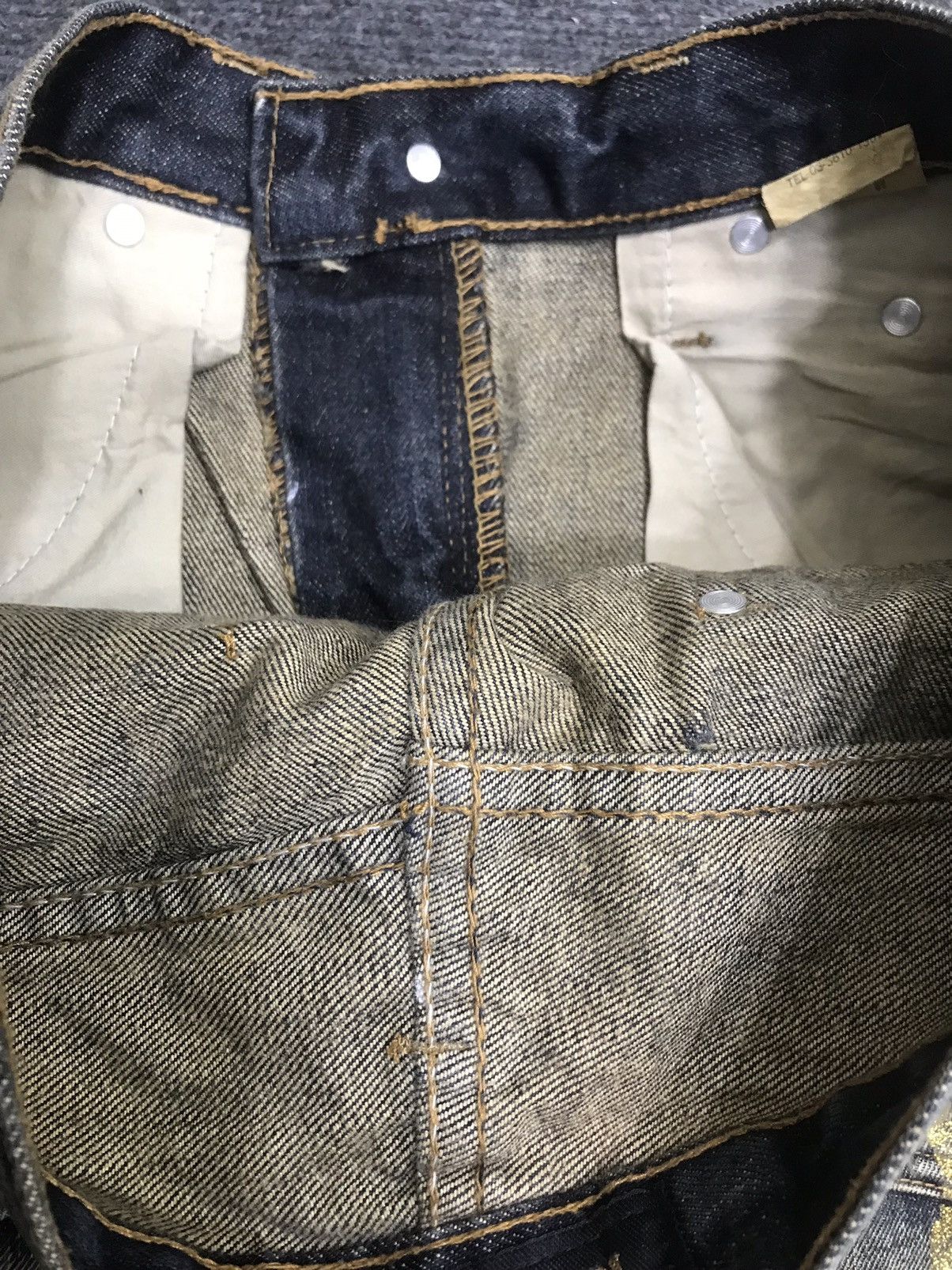 Other FLARE KUI SuperHeavy Distressed&Painter Splash Denim F161 Size US 30 / EU 46 - 20 Thumbnail