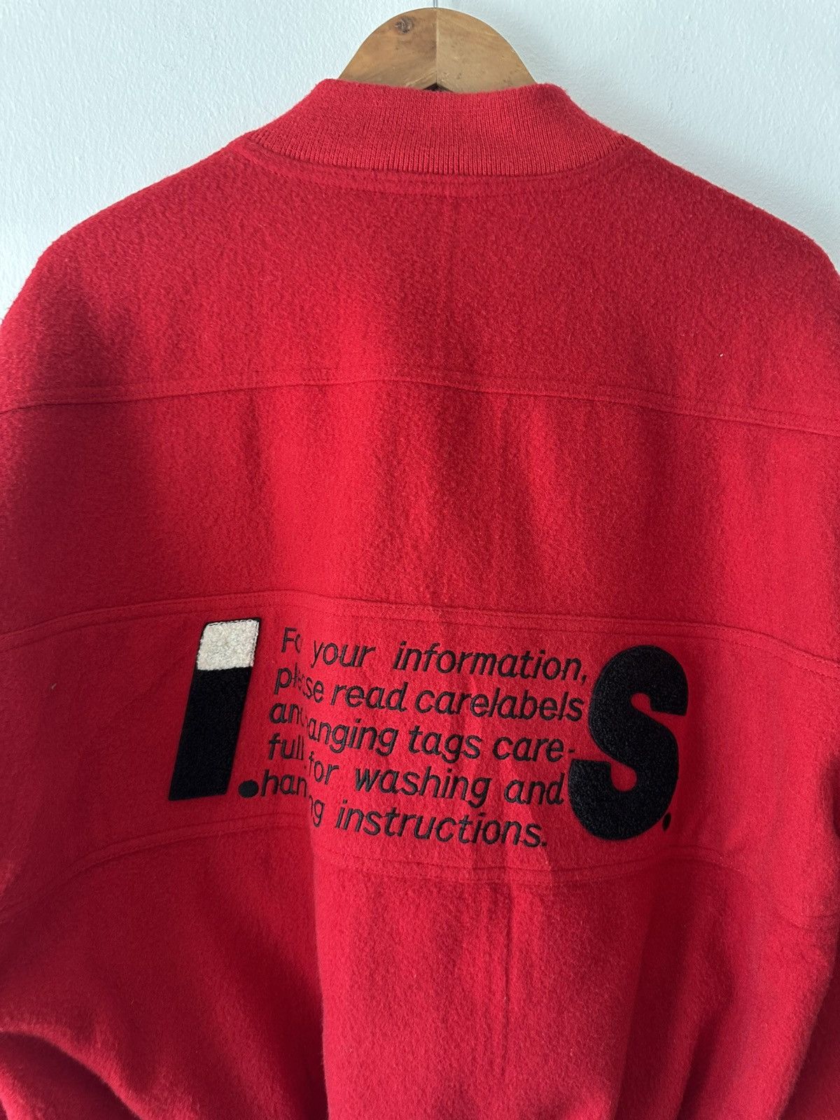 Issey Miyake Issey Miyake Care Label Wool Bomber Jacket Size US M / EU 48-50 / 2 - 3 Thumbnail