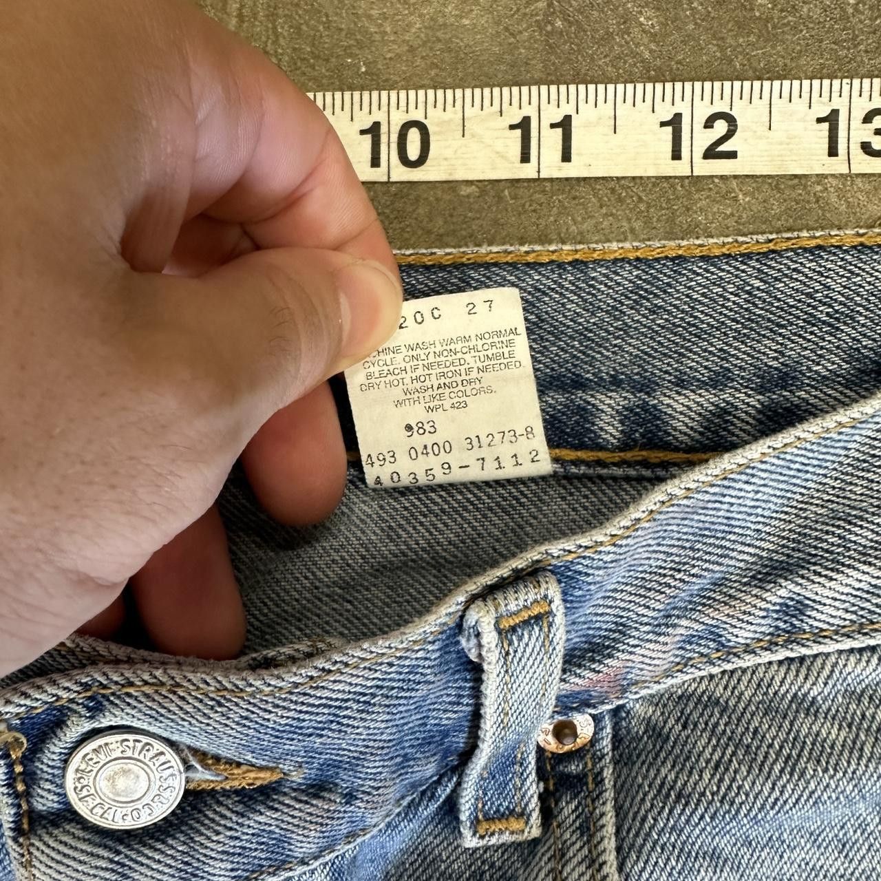Levi's Vintage Clothing Vintage Levi’s 550 Men’s Denim Jorts Size 32 Size US 32 / EU 48 - 7 Thumbnail