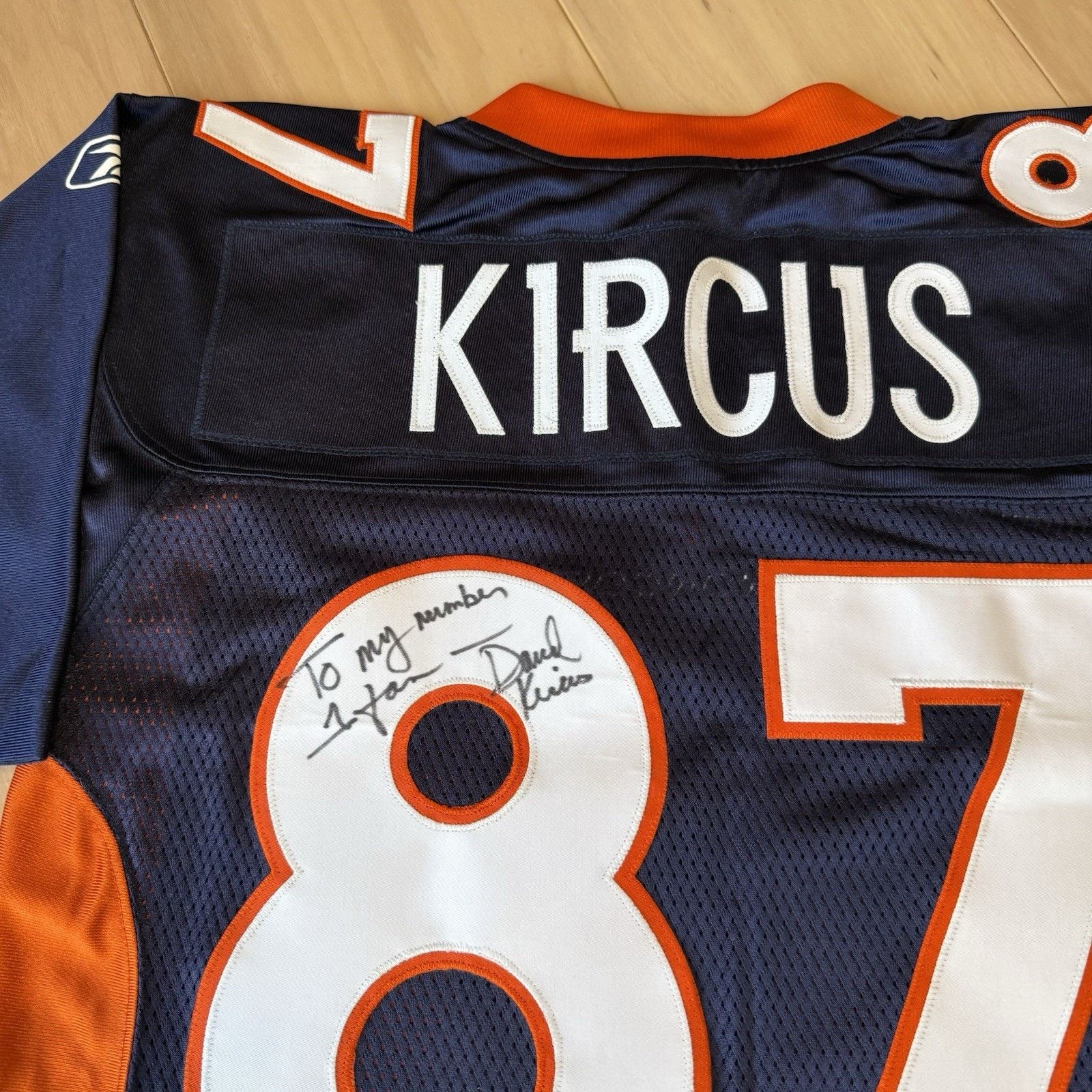 Reebok David Kircus Denver Broncos Jersey Small Navy Reebok NFL Size US S / EU 44-46 / 1 - 9 Thumbnail