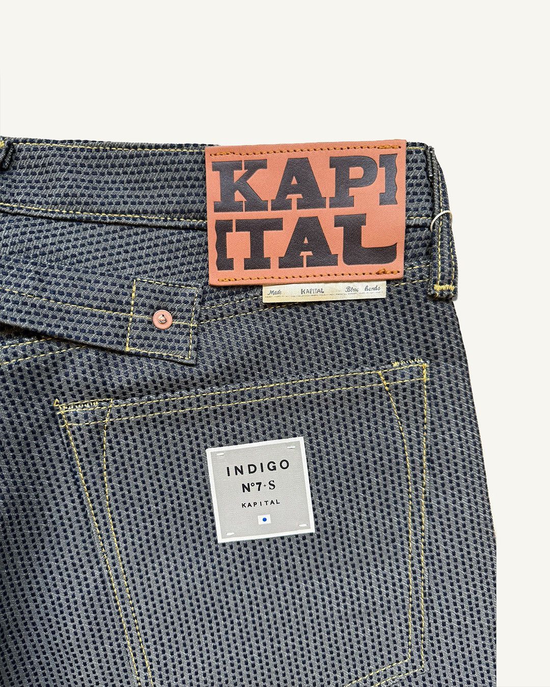 Kapital Kapital Century Denim No.7-S “Sumi” Monkey Cisco, Size 36 Size US 36 / EU 52 - 3 Thumbnail