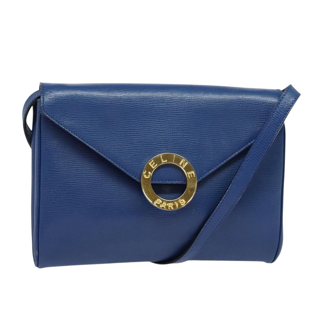 Celine Celine Vintage Circle Logo Crossbody Bag Leather Size ONE SIZE - 1 Thumbnail
