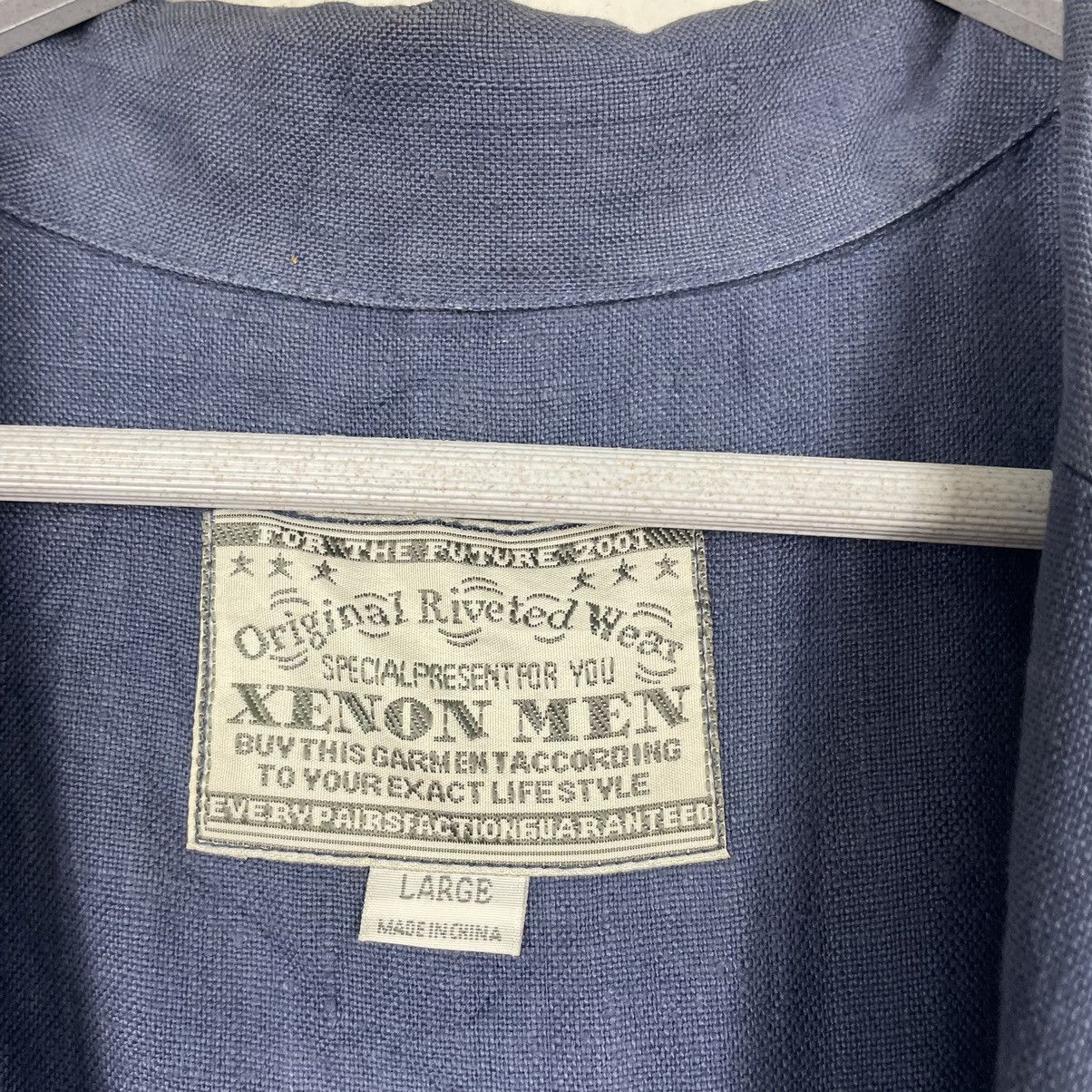 Issey Miyake × Japanese Brand 💥90s XENON MEN INDIGO CHORE WORKER JACKET Size US L / EU 52-54 / 3 - 8 Thumbnail