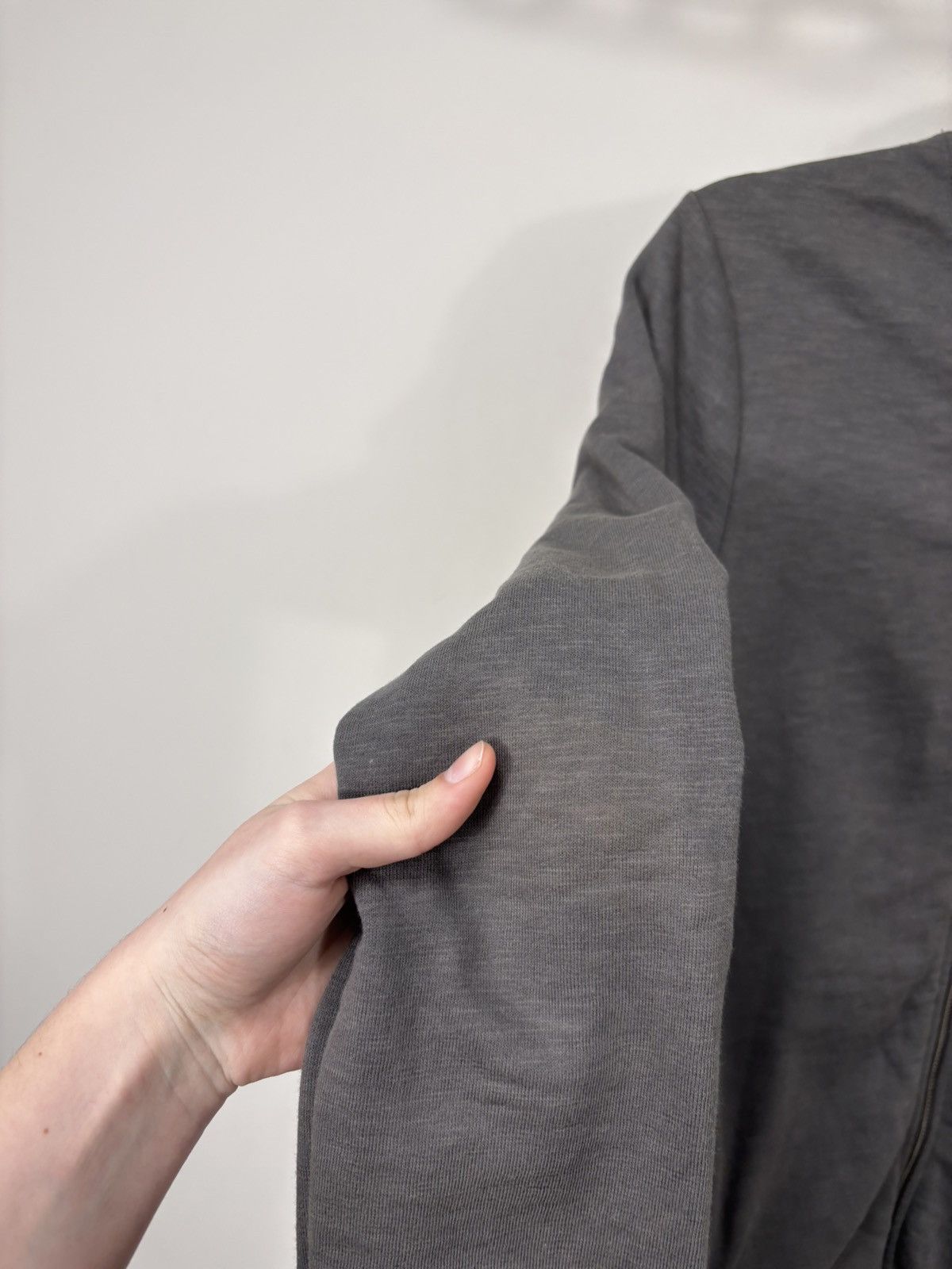 Allsaints AllSaints Men’s Grey Full Zip Cotton Newton Bomber Jacket Size US S / EU 44-46 / 1 - 13 Thumbnail
