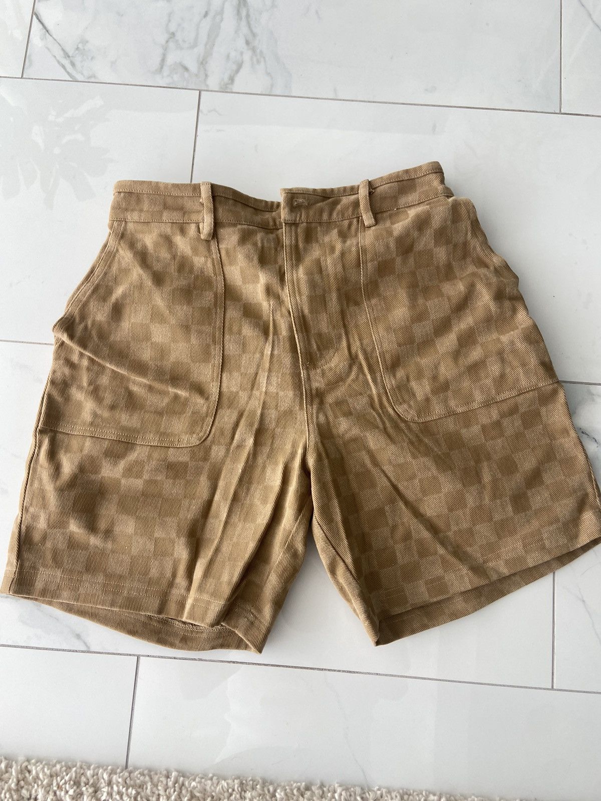 Mondaysuck Checkered Shorts Size US 32 / EU 48 - 1 Thumbnail