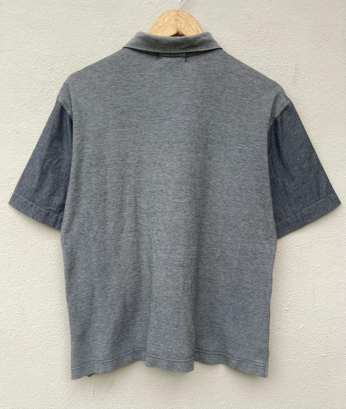 Designer × Issey Miyake × Japanese Brand Issey Miyake Half Zipper Polo Tee Size US M / EU 48-50 / 2 - 12 Thumbnail