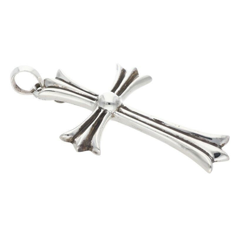 Chrome Hearts Chrome Hearts Large Cross Bale Silver Necklace Size ONE SIZE - 5 Thumbnail