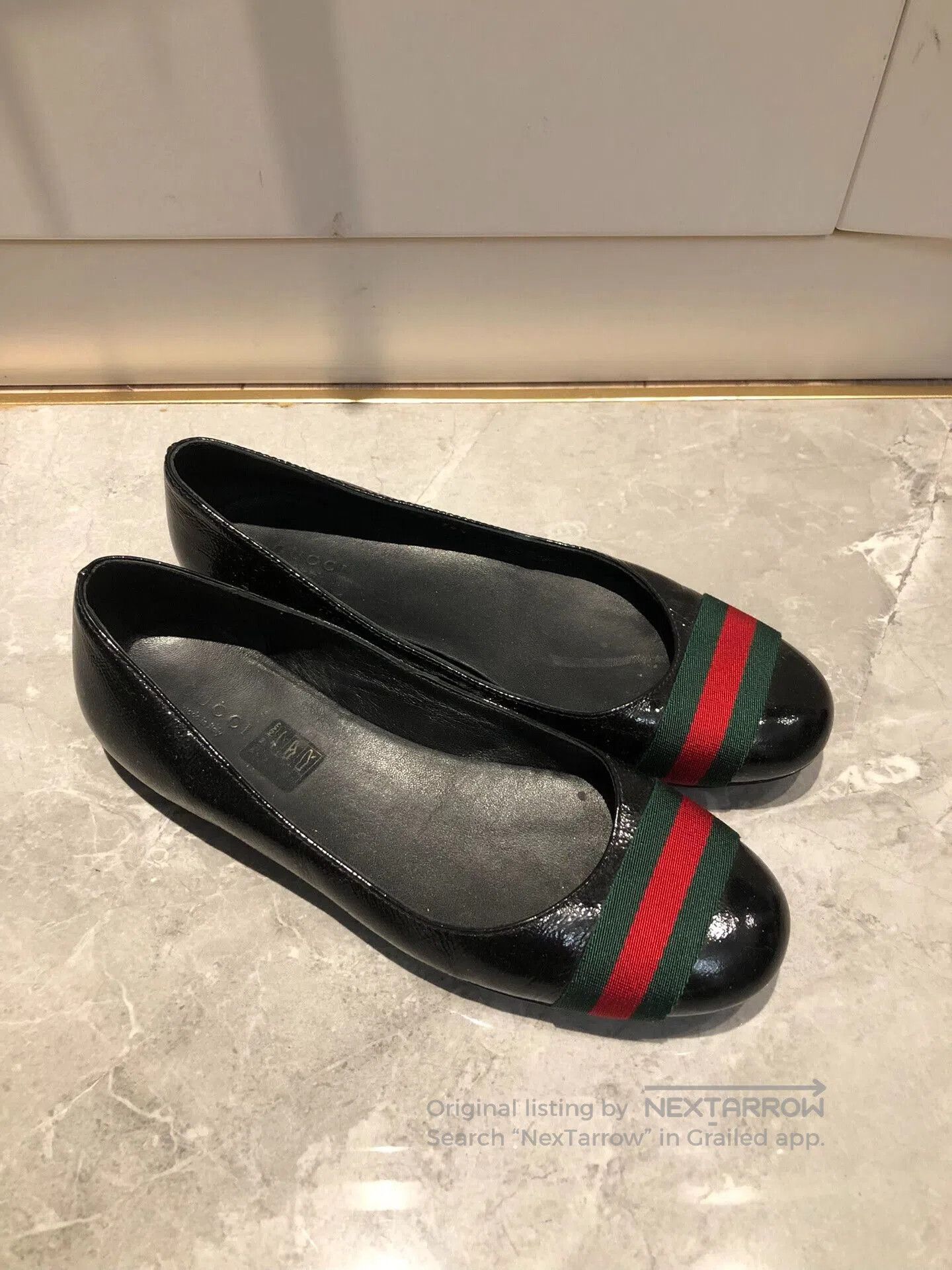 Gucci Gucci Women's Mary Jane Flat Shoes. Size US 5.5 / IT 35.5 - 1 Thumbnail