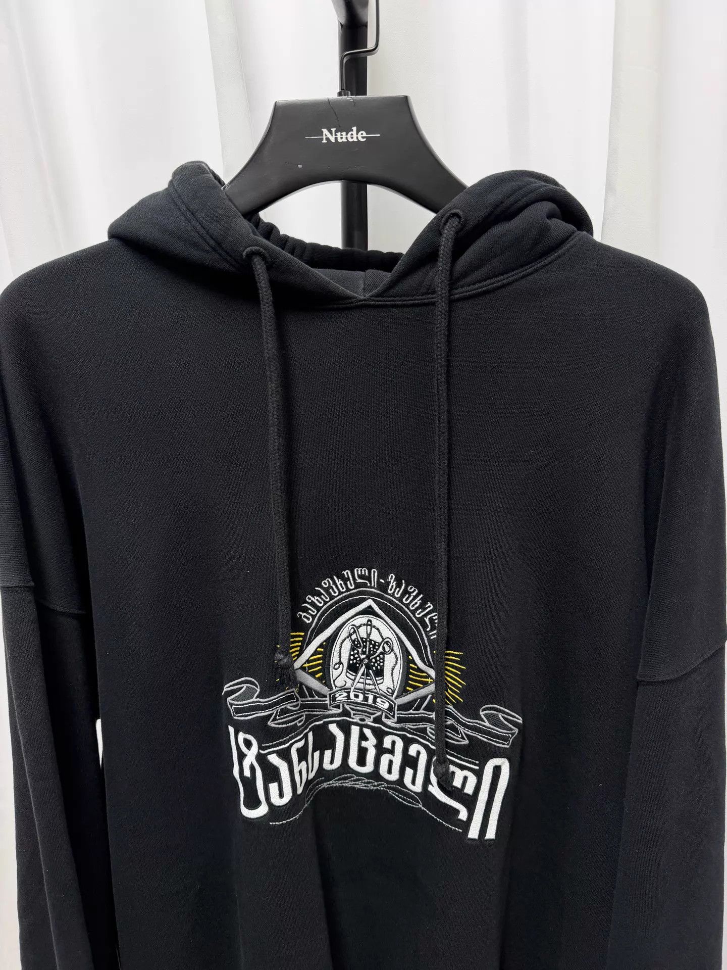 Vetements Vetements 19aw OS Georgian Embroidered Logo S Sweatshirt Size US S / EU 44-46 / 1 - 2 Thumbnail