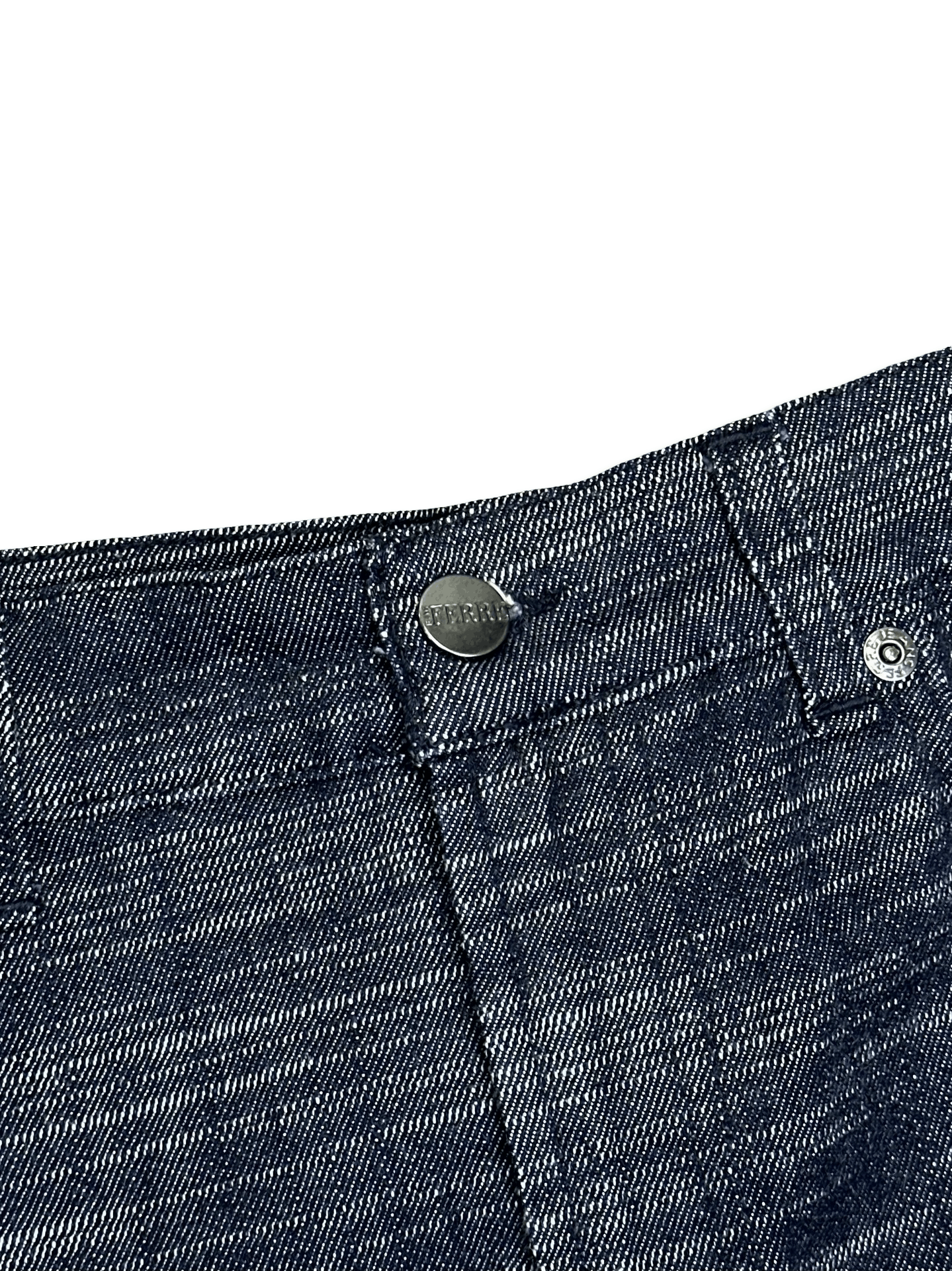 Gianfranco Ferre GF Ferre Long avant garde denim jeans skirt Size 26" / US 2 / IT 38 - 3 Thumbnail