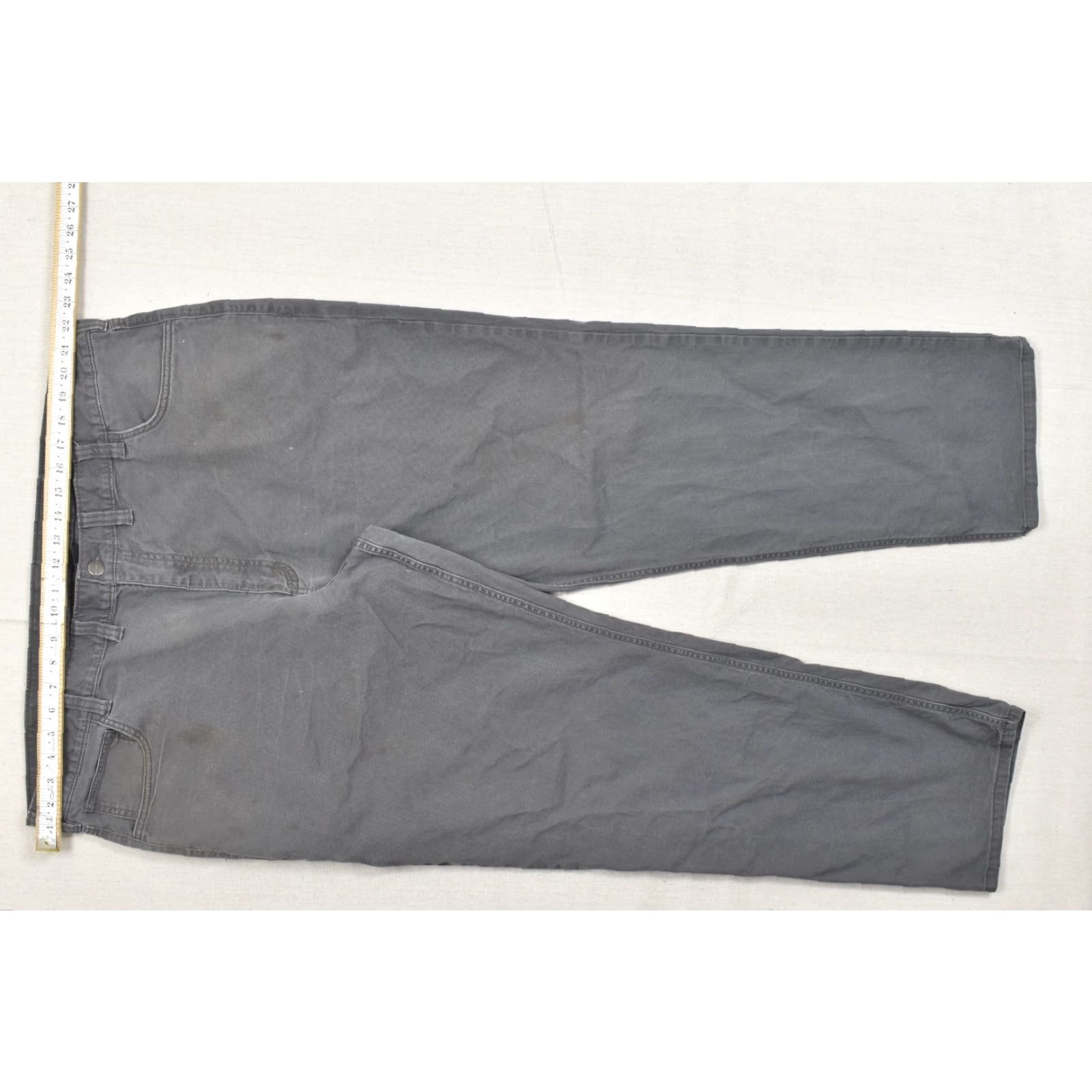 Carhartt Carhartt Men's Rugged Flex Relaxed Fit Gray Canvas Work Pants 44x32 Gray Pants Carhartt Mens Casual Workwear 5-Pocket Carhartt Logo Men Mens Size US 44 / EU 60 - 8 Thumbnail
