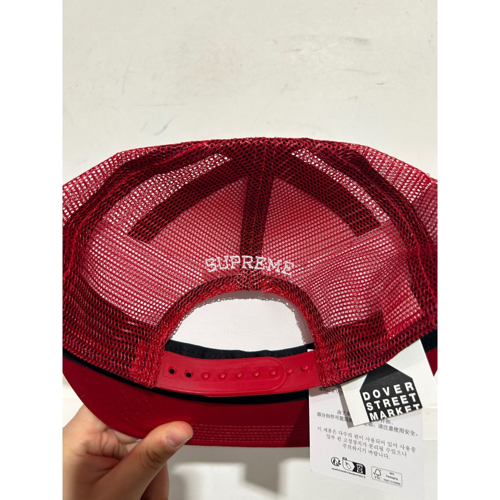 Supreme SUPREME PINS MESH CAP RED SS26 NEW Size ONE SIZE - 4 Thumbnail