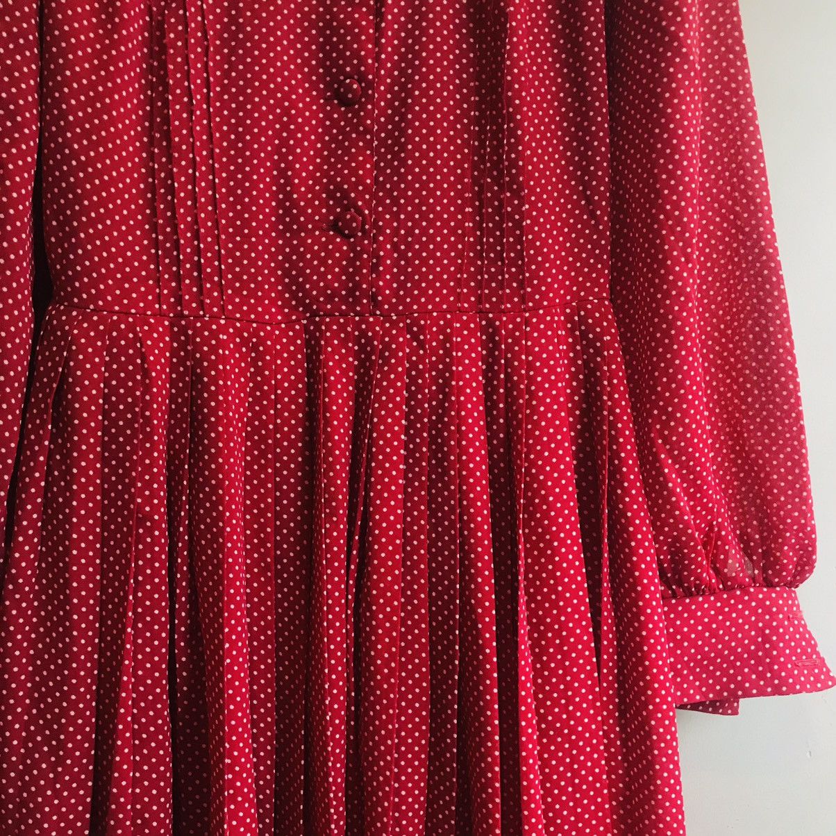 Seditionaries × Vintage Vintage Polka Dot Maxi Dress Size M / US 6-8 / IT 42-44 - 4 Thumbnail