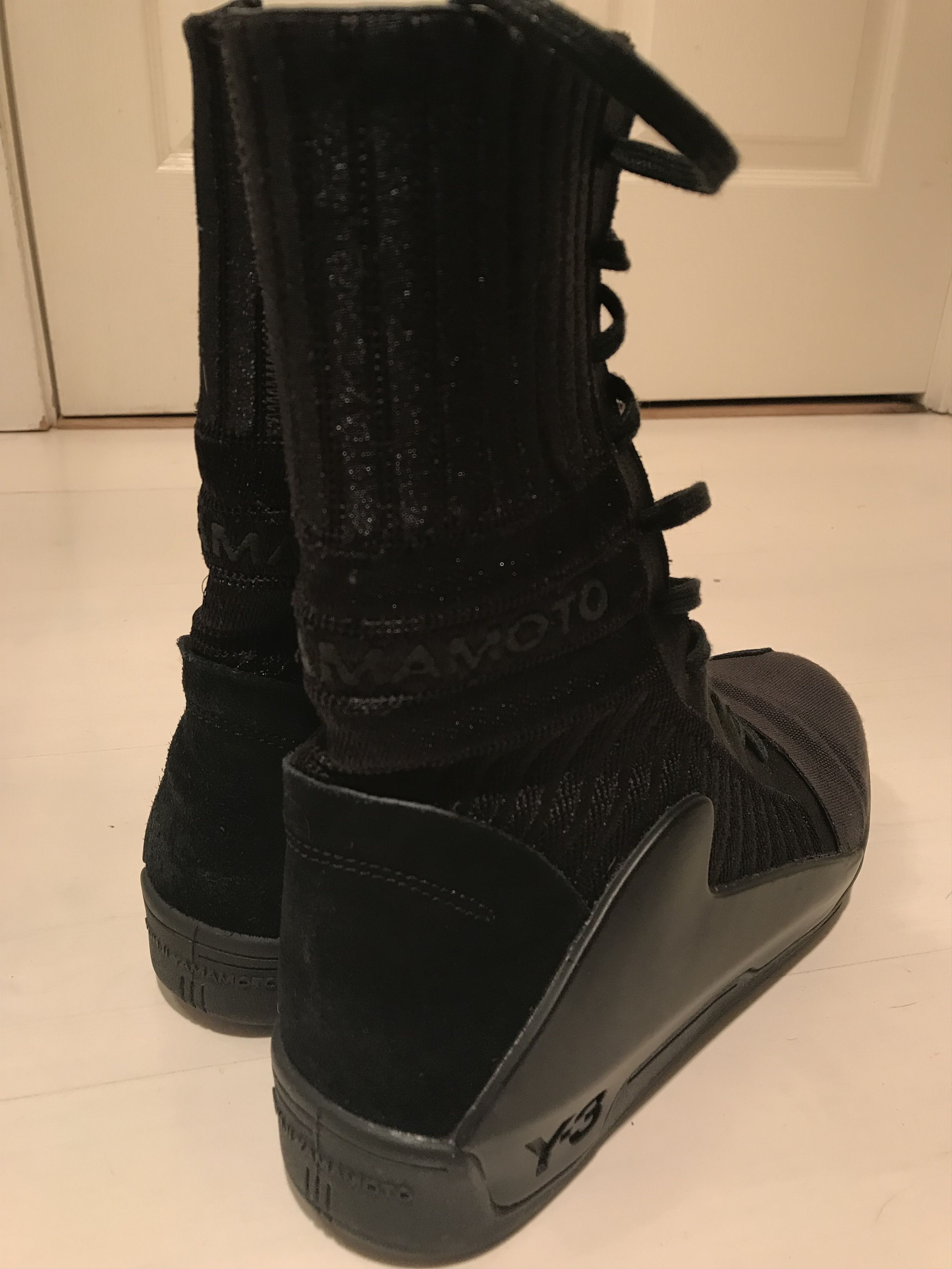Adidas × Y-3 × Yohji Yamamoto Y-3 Hayworth High Guard Boots Yohji Yamamoto US 10.5 BNWT Size US 10.5 / EU 43-44 - 12 Thumbnail