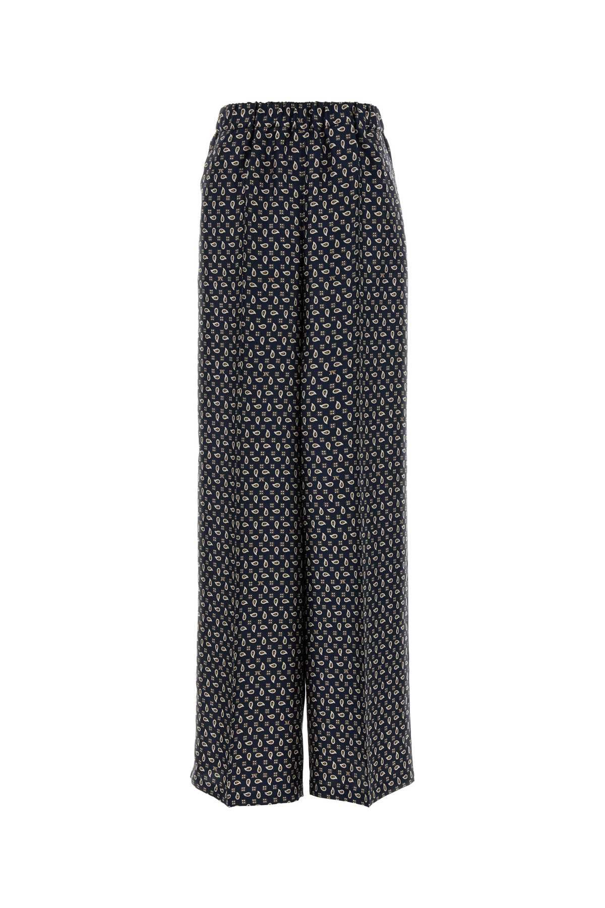 Max Mara Printed Silk Vischio Pant Size 27" / US 4 / IT 40 - 1 Thumbnail