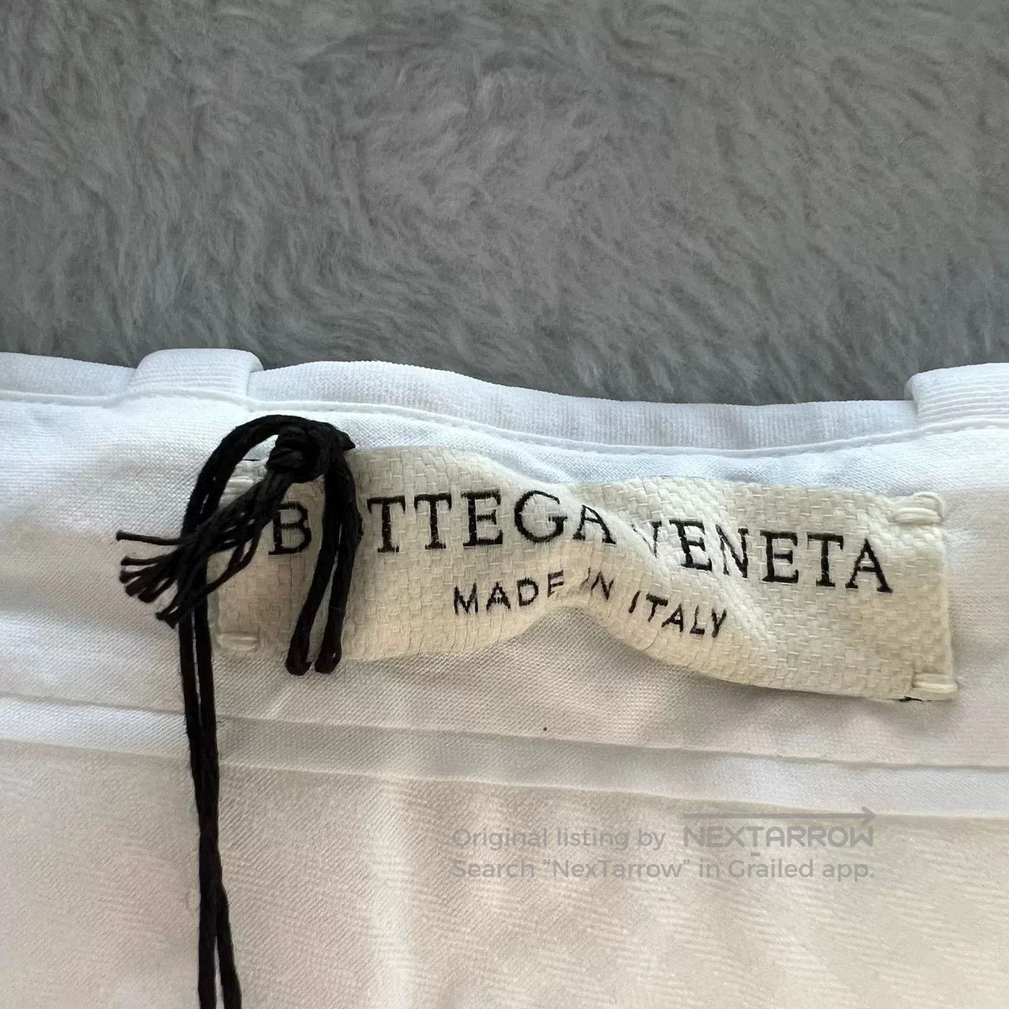 Bottega Veneta Bottega Veneta White Wide. Size 41" - 6 Thumbnail