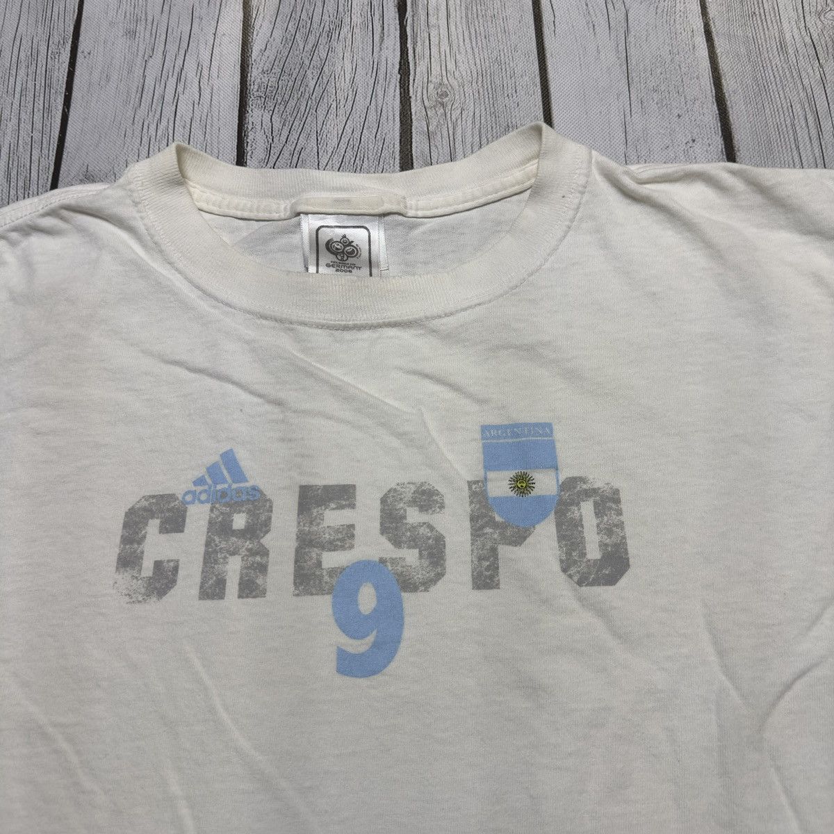 Adidas × Vintage Vintage Argentina Hernan Crespo long sleeve tee Size US L / EU 52-54 / 3 - 3 Thumbnail
