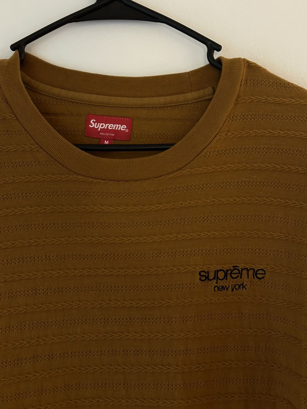 Supreme Supreme Rope Stripe L/S Top Tee Size US M / EU 48-50 / 2 - 2 Thumbnail