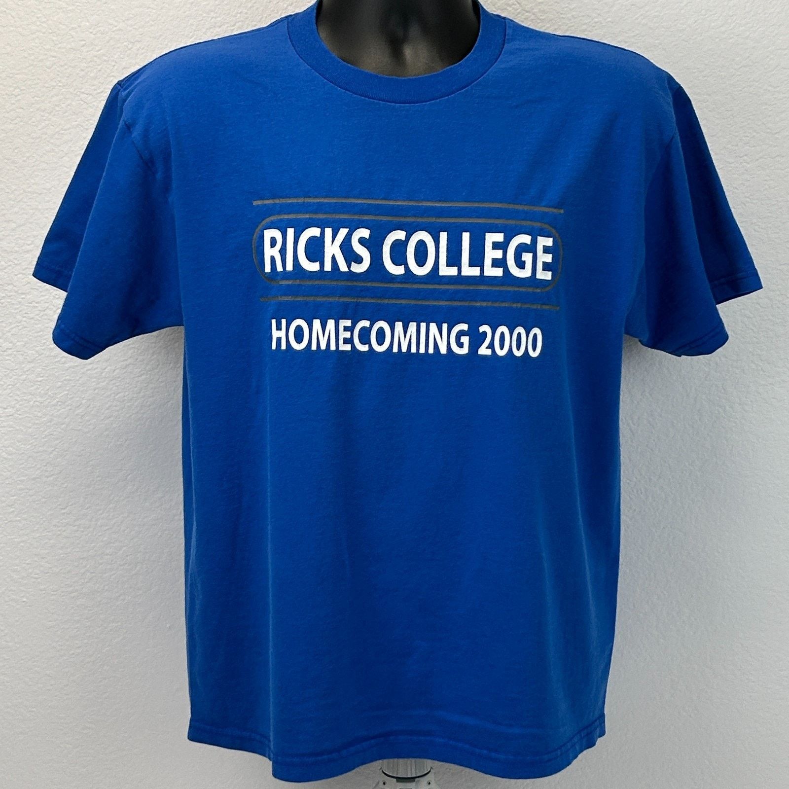 Fruit Of The Loom Vintage Y2Ks 2000 Ricks College Homecoming 5K T Shirt Large Size US L / EU 52-54 / 3 - 2 Thumbnail