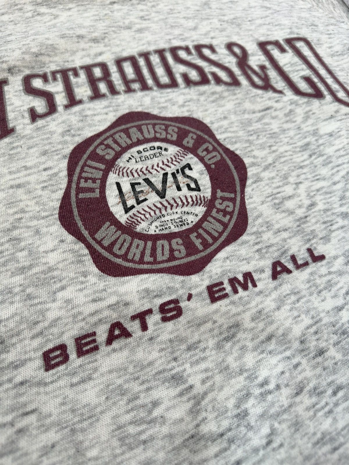 Levi's Vintage LEVI’S Big Logo Beats Em All Sweatshirt Boxy Fit Size US XL / EU 56 / 4 - 7 Thumbnail