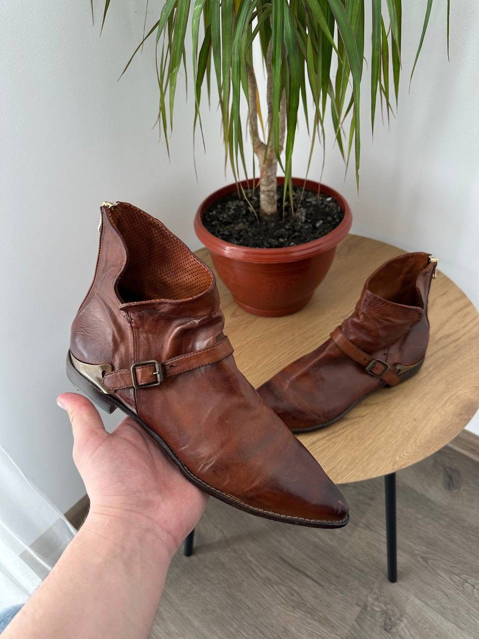 Japanese Brand × Vintage Vintage Japanese Lemargo Browm Womesn Shoes Size US 7.5 / IT 37.5 - 3 Thumbnail