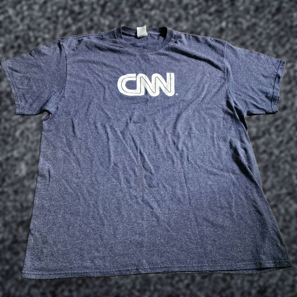 Delta Mens XL CNN News Network TV T Shirt Size US XL / EU 56 / 4 - 1 Thumbnail