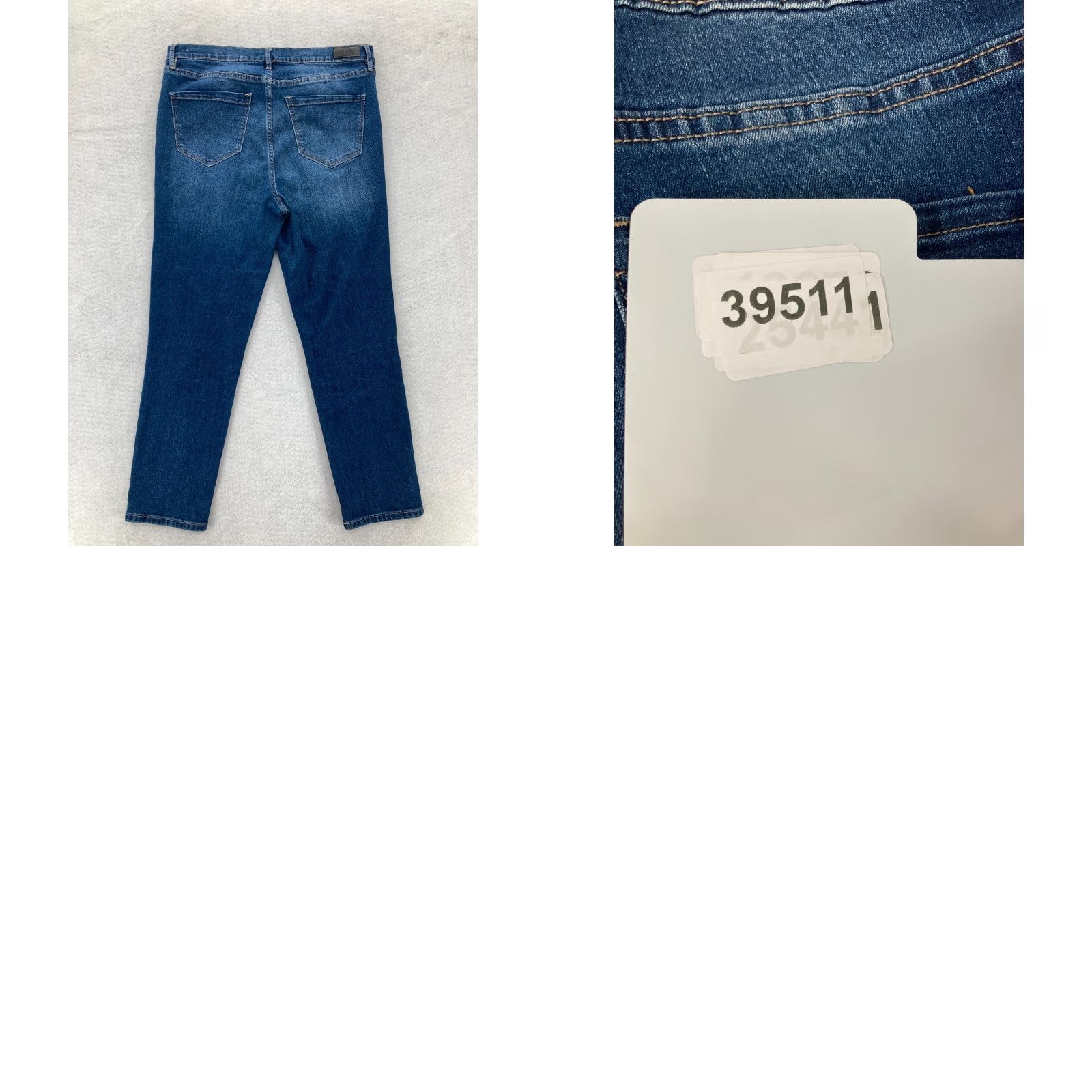 Nicole Miller Nicole Miller Soho Skinny Crop Jeans Womens 8 Blue Stretch Denim Distressed City Size 30" / US 8 / IT 44 - 9 Thumbnail