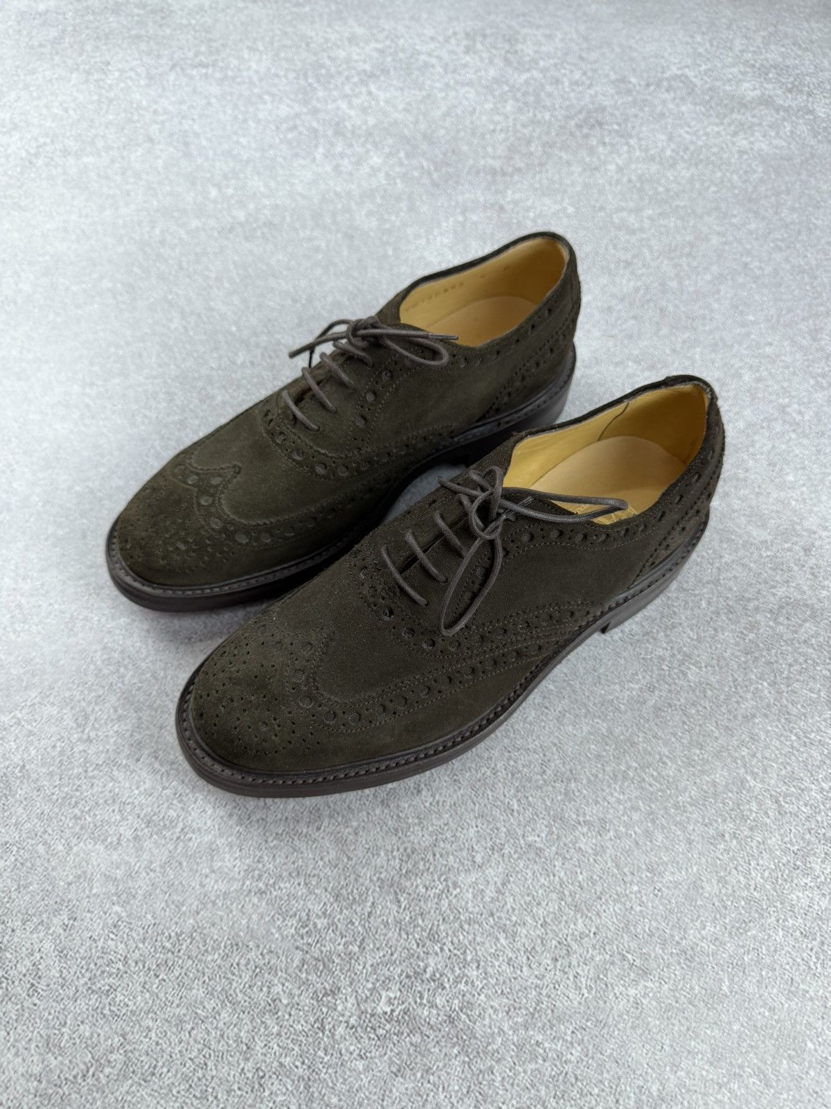 Barker Barker Suede Brogue Derby Dress Shoes Size Uk 5 Size US 6 / EU 39 - 7 Thumbnail
