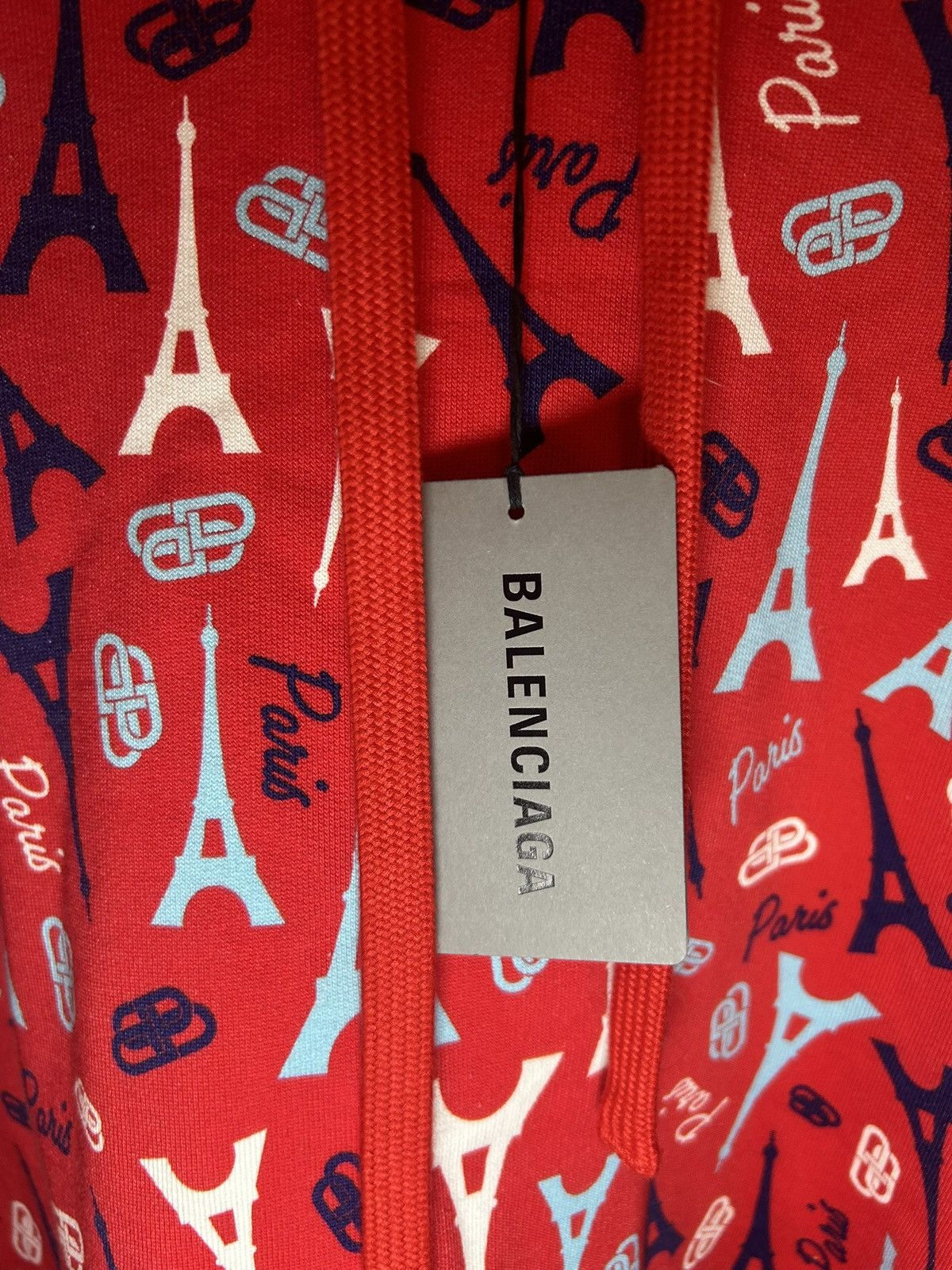 Balenciaga × Designer Balenciaga Eiffel Tower BB logo oversized hoodie Size US XL / EU 56 / 4 - 9 Thumbnail