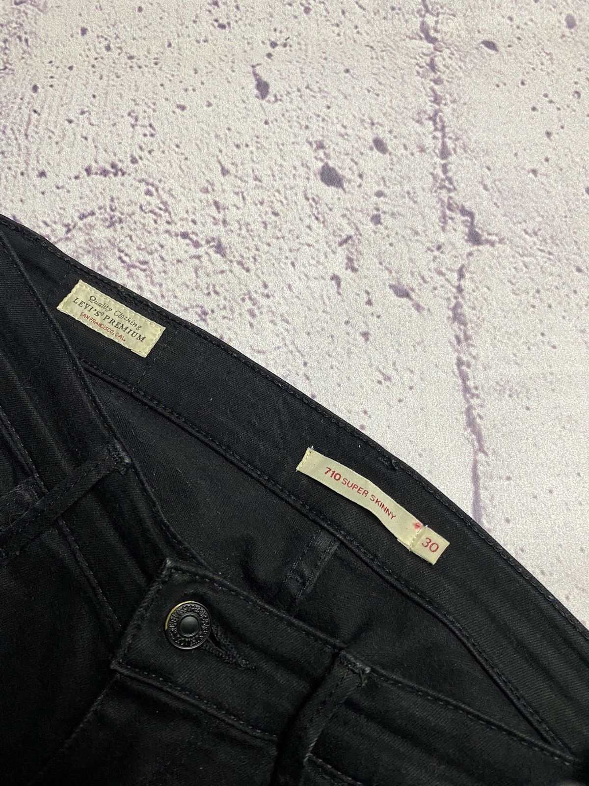 Levi's Vintage Clothing Womens Vintage Levis jeans 710 super skinny y2k japanase Size 30" / US 8 / IT 44 - 6 Thumbnail