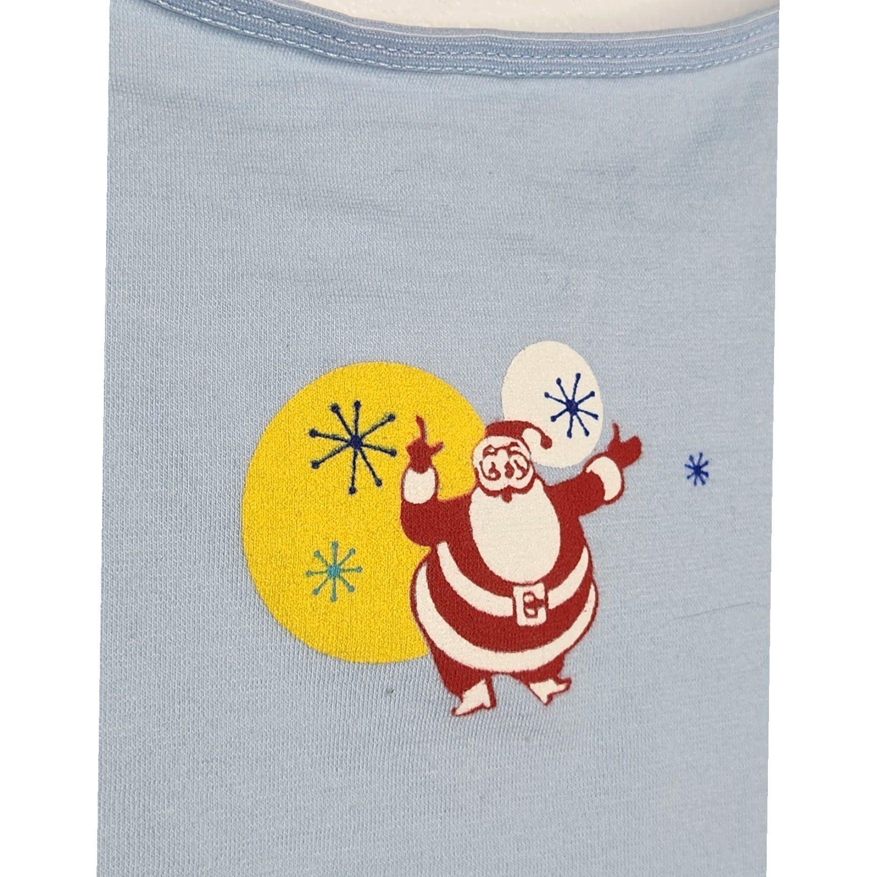 Old Navy VINTAGE Old Navy Tank Top Cami Blue Medium Women 00s Christmas Santa Art 90s 00s Winter Fall Tank Womens Medium Blue Santa Art Vintage Size M / US 6-8 / IT 42-44 - 3 Thumbnail