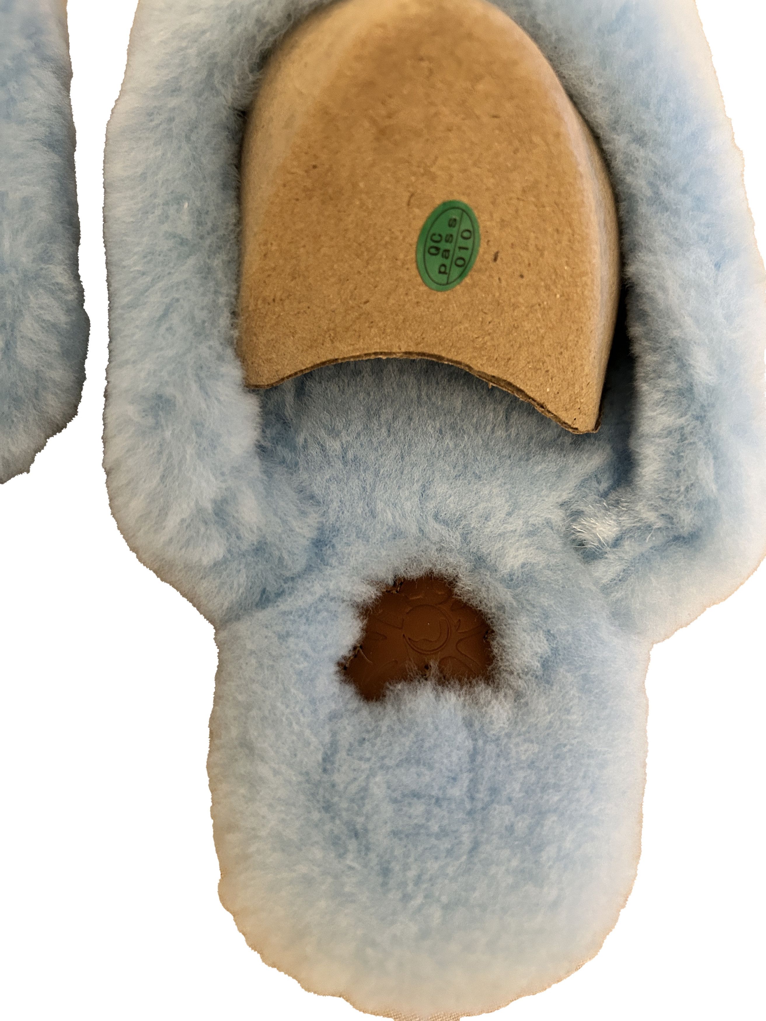 Golf le Fleur SHEARLING WOOL SLIPPERS GENEVA BLUE Size US 10 / EU 43 - 4 Thumbnail