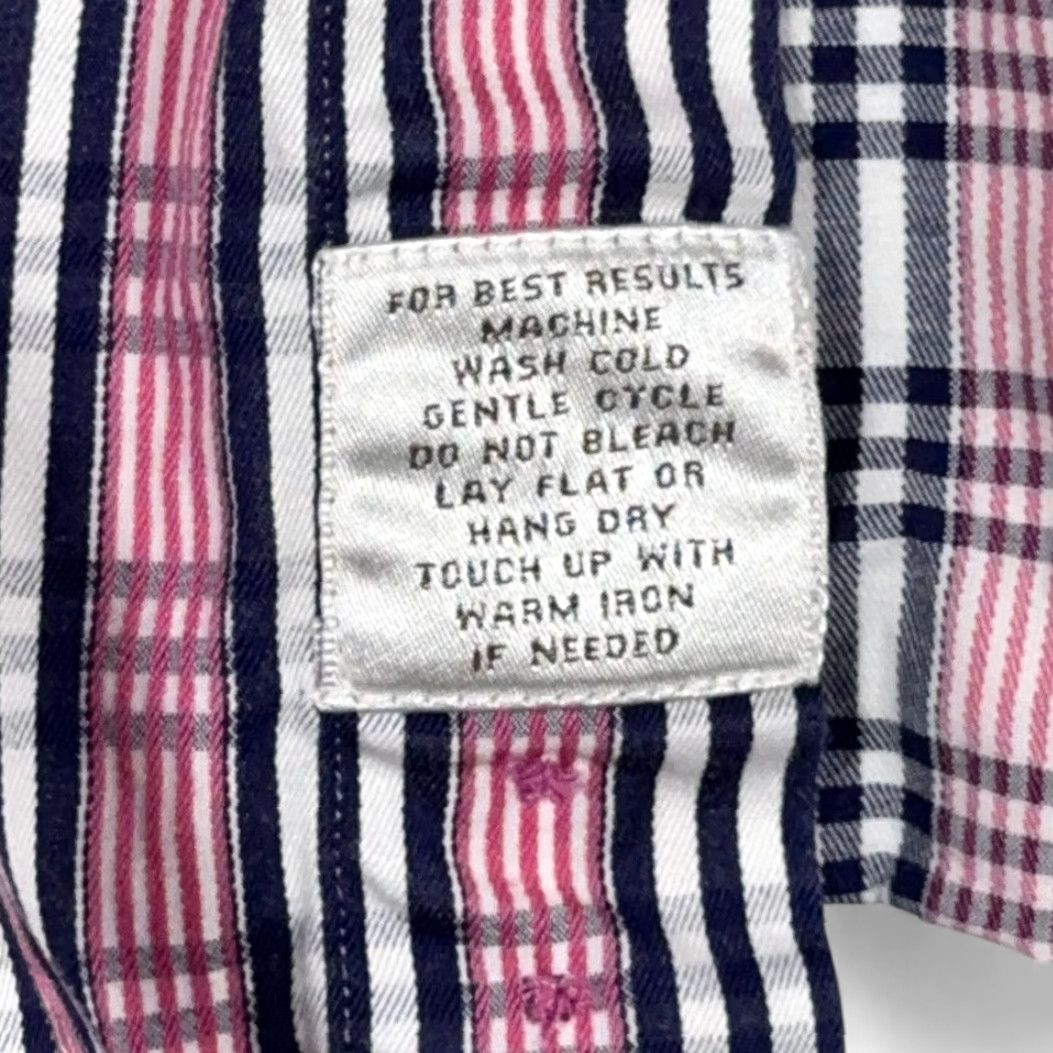 Peter Millar VINTAGE Peter Millar Shirt Adult 2XL XXL Pink Plaid Button-Up Designer Shirt Mens Pink Plaid Button-Down Long Sleeve Size US XXL / EU 58 / 5 - 6 Thumbnail